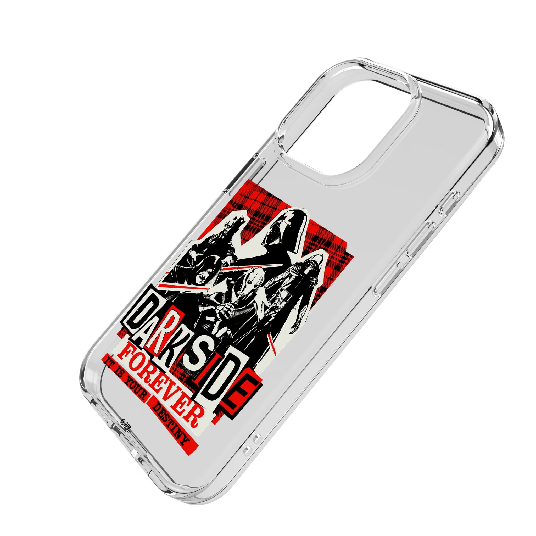 Star Wars Dark Side Ransom iPhone Clear Phone Case for Apple iPhone - Isometric View