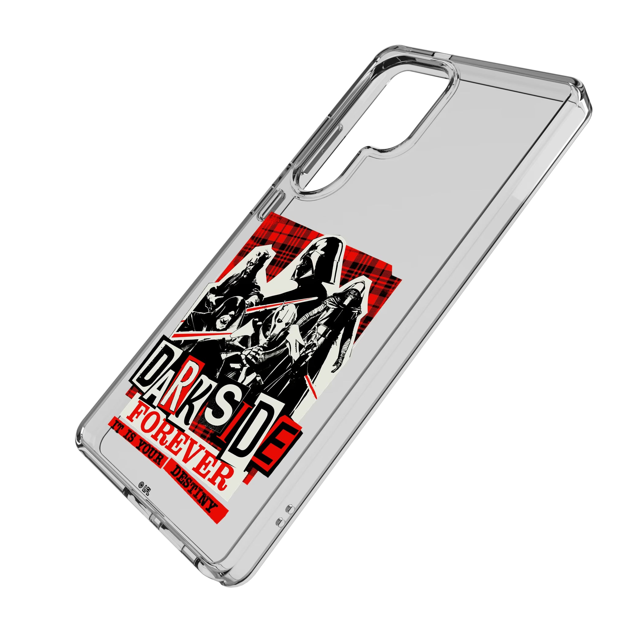 Star Wars Dark Side Ransom Galaxy Clear Phone Case for Samsung Galaxy - Isometric View
