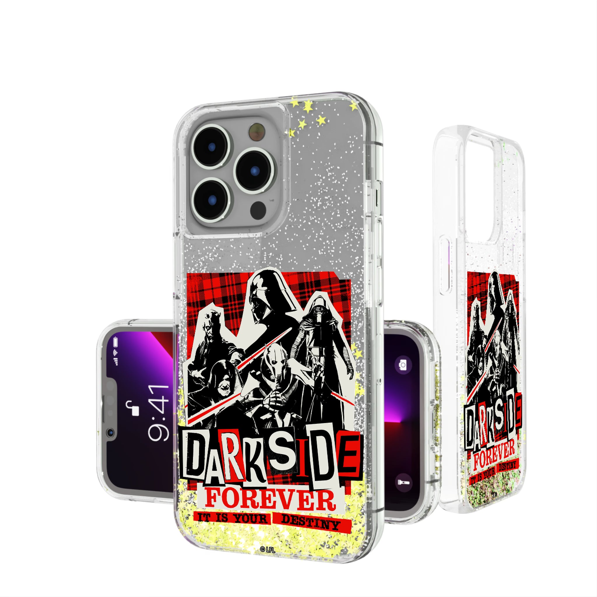 Star Wars Dark Side Ransom iPhone Glitter Phone Case for Apple iPhone