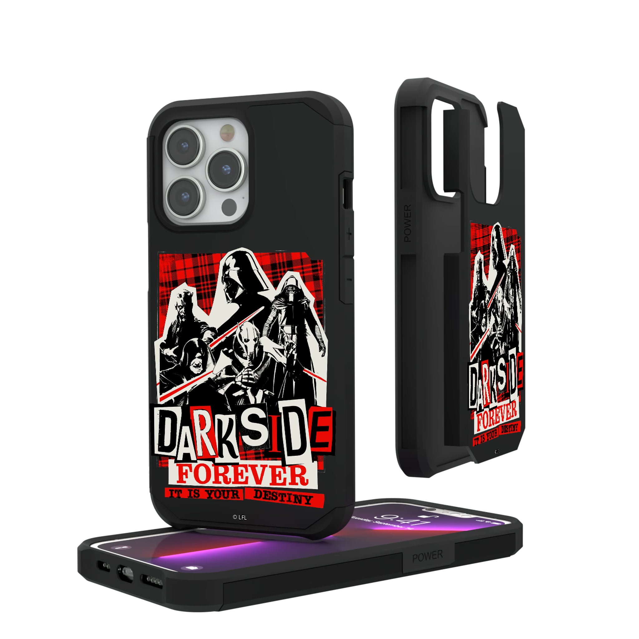Star Wars Dark Side Ransom iPhone Rugged Phone Case for Apple iPhone#Device_iPhone 13 Pro