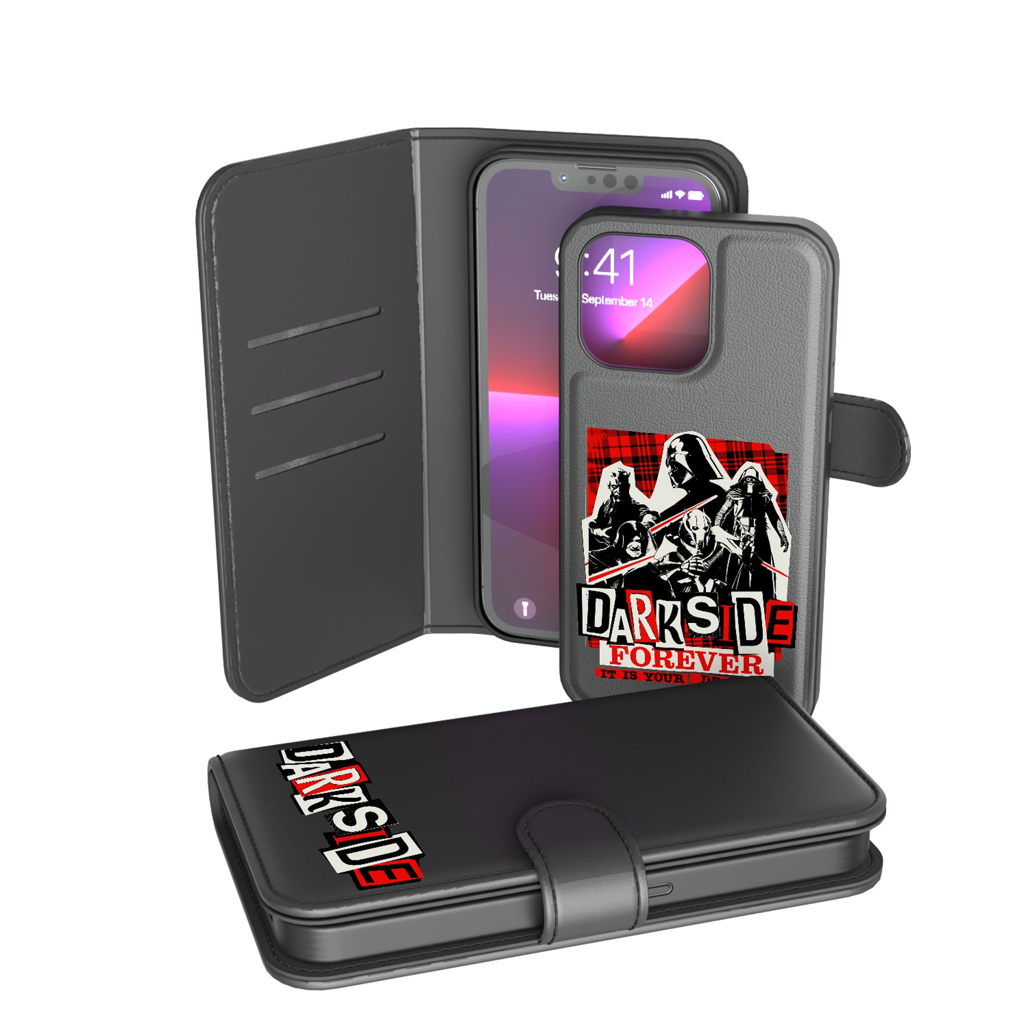 Star Wars Dark Side Ransom iPhone Wallet Phone Case for Apple iPhone