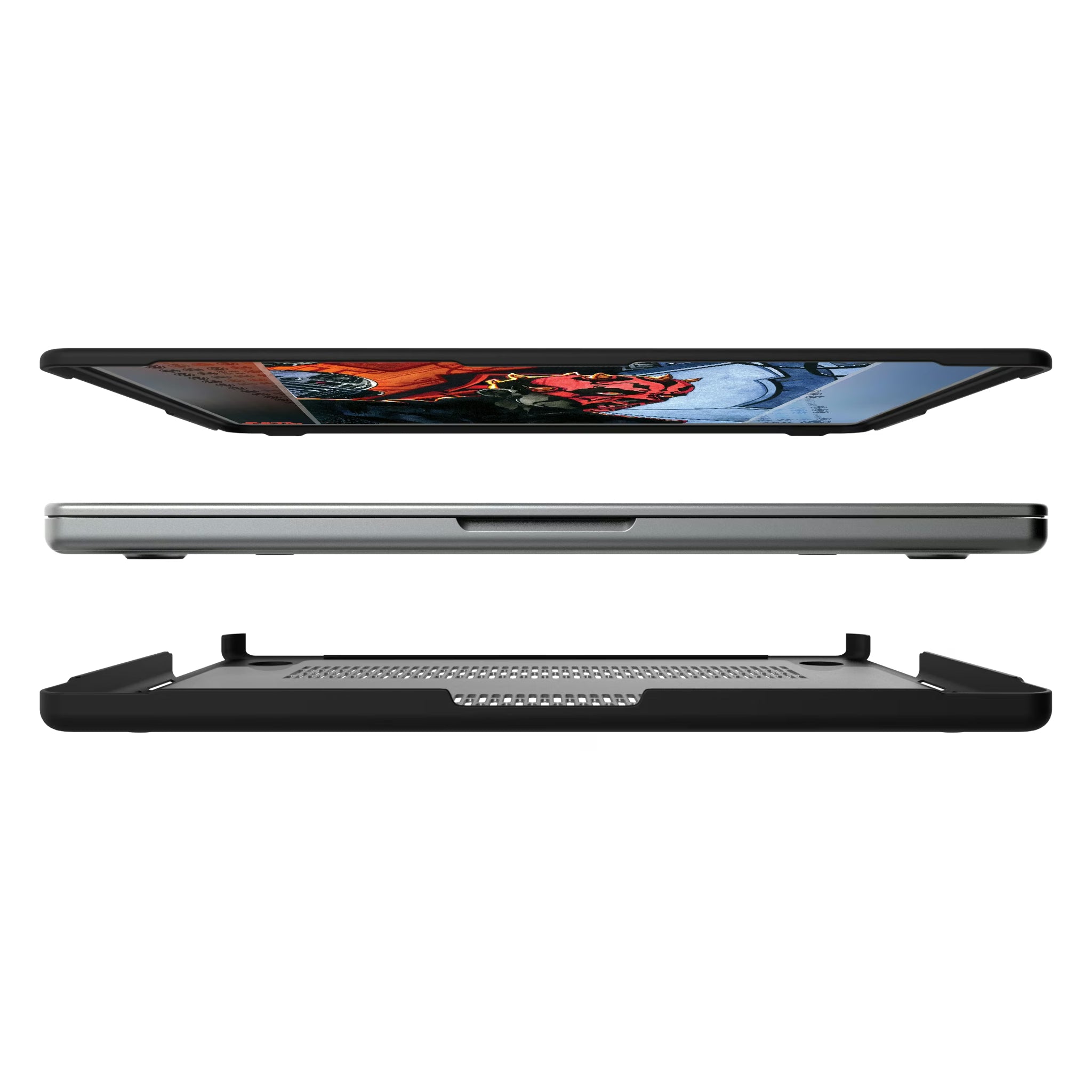 Star Wars Darth Maul Portrait MacBook Laptop Case for Apple MacBook#Device_MacBook Pro (14-inch, 2021) / MacBook Pro (14-inch, 2023) / MacBook Pro (14-inch, 2024)
