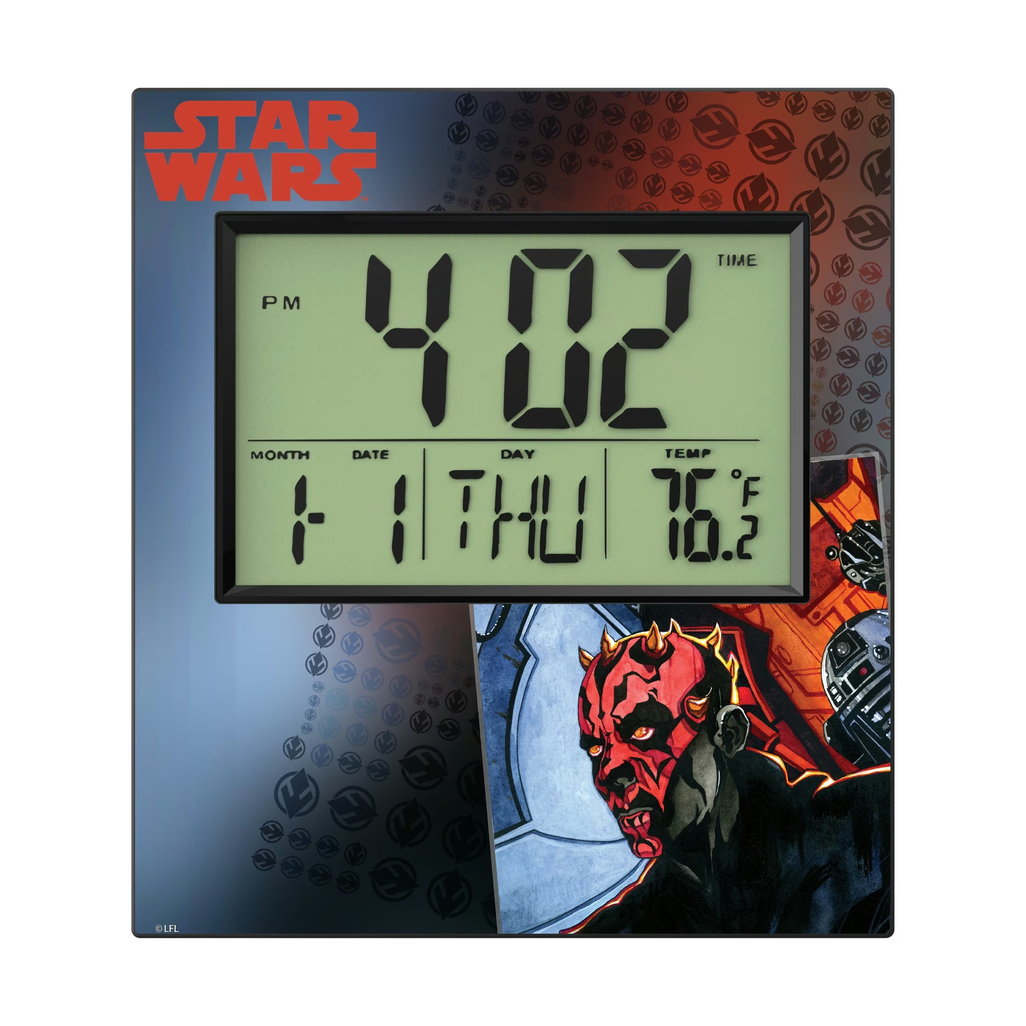 Star Wars Darth Maul Portrait Wall Clock