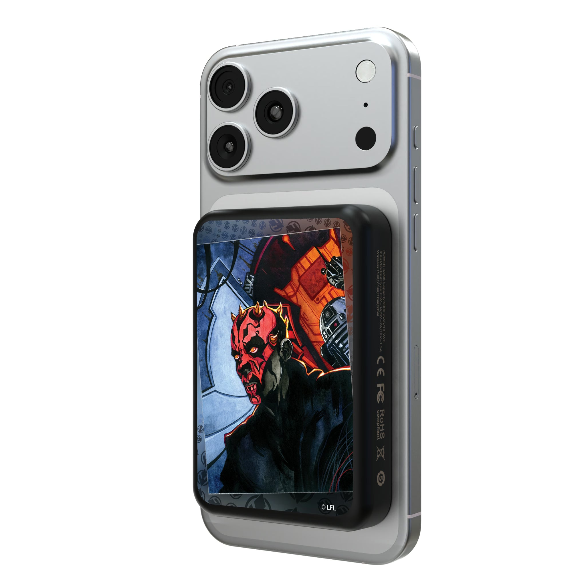 Star Wars Darth Maul Portrait Wireless Mag Power Bank