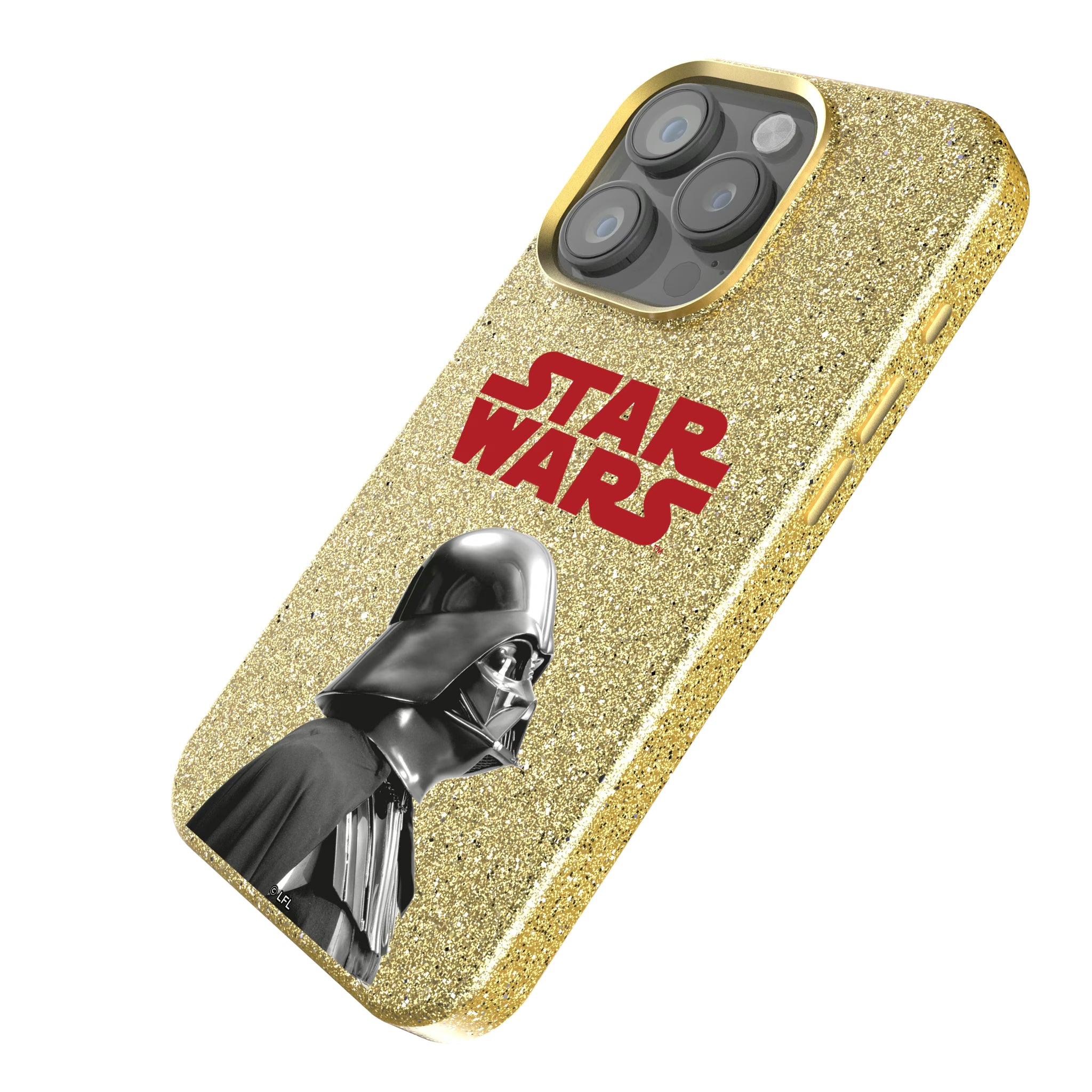 Star Wars Darth Vader Color Block iPhone Bling Phone Case for Apple iPhone - Isometric View
