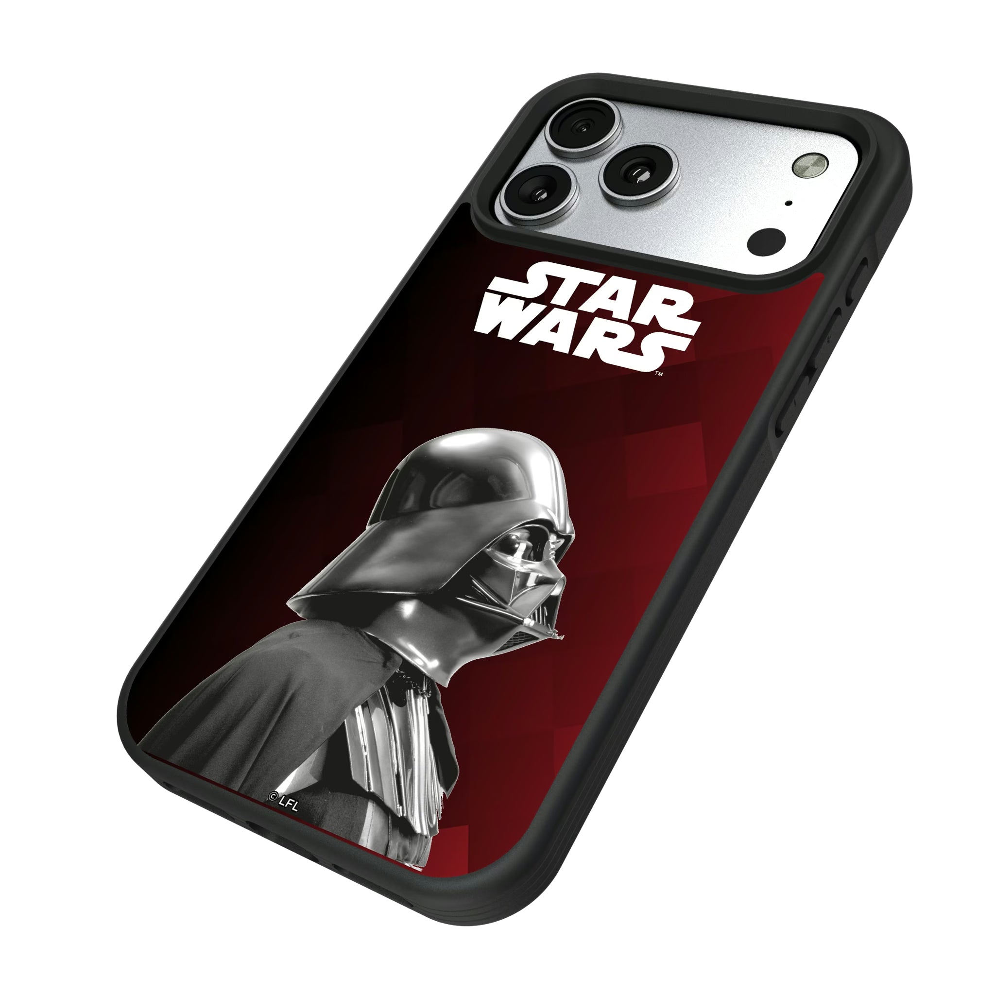 Star Wars Darth Vader Color Block iPhone Bump Phone Case for Apple iPhone - Isometric View#Device_iPhone 17 Pro Max