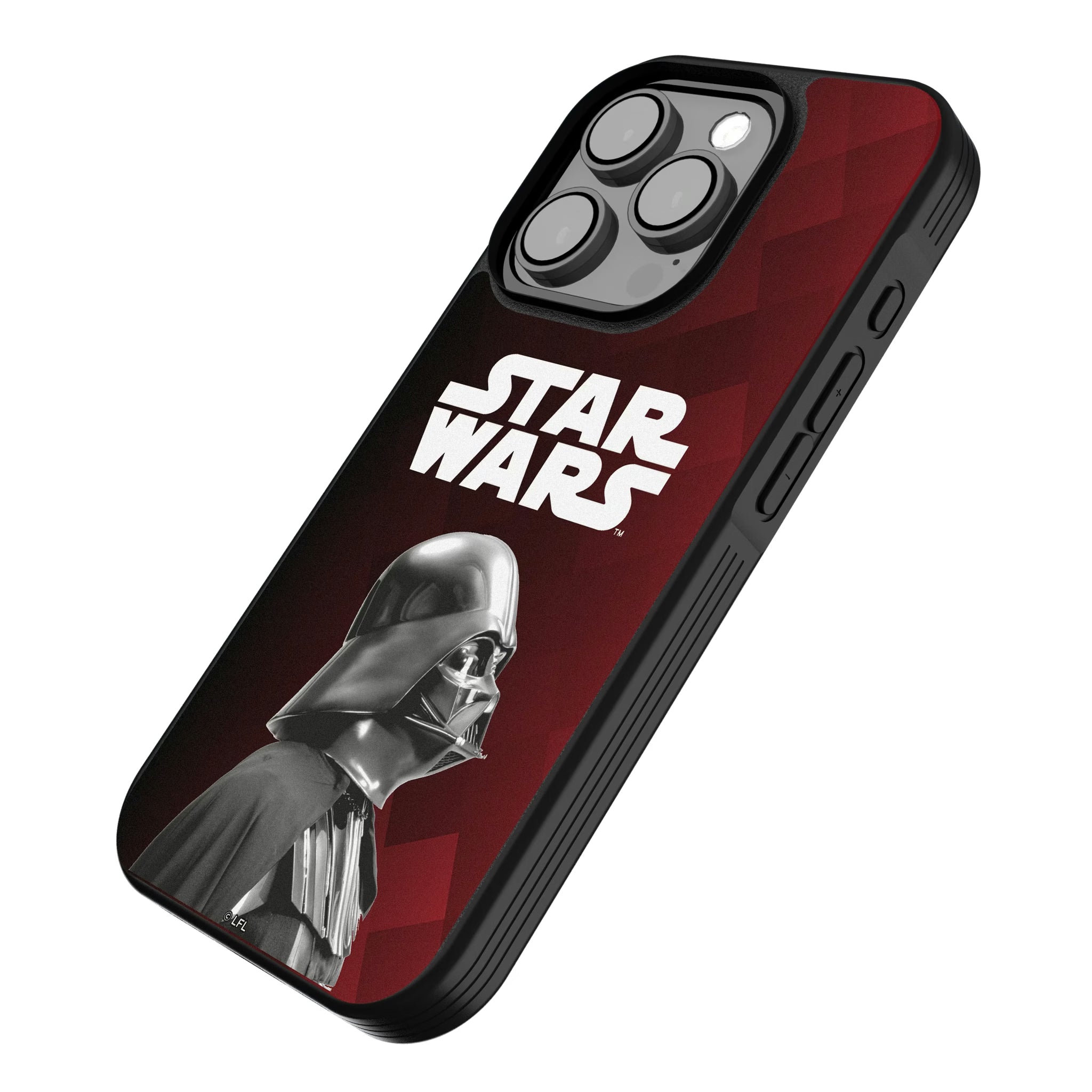 Star Wars Darth Vader Color Block iPhone Bump Phone Case for Apple iPhone - Isometric View