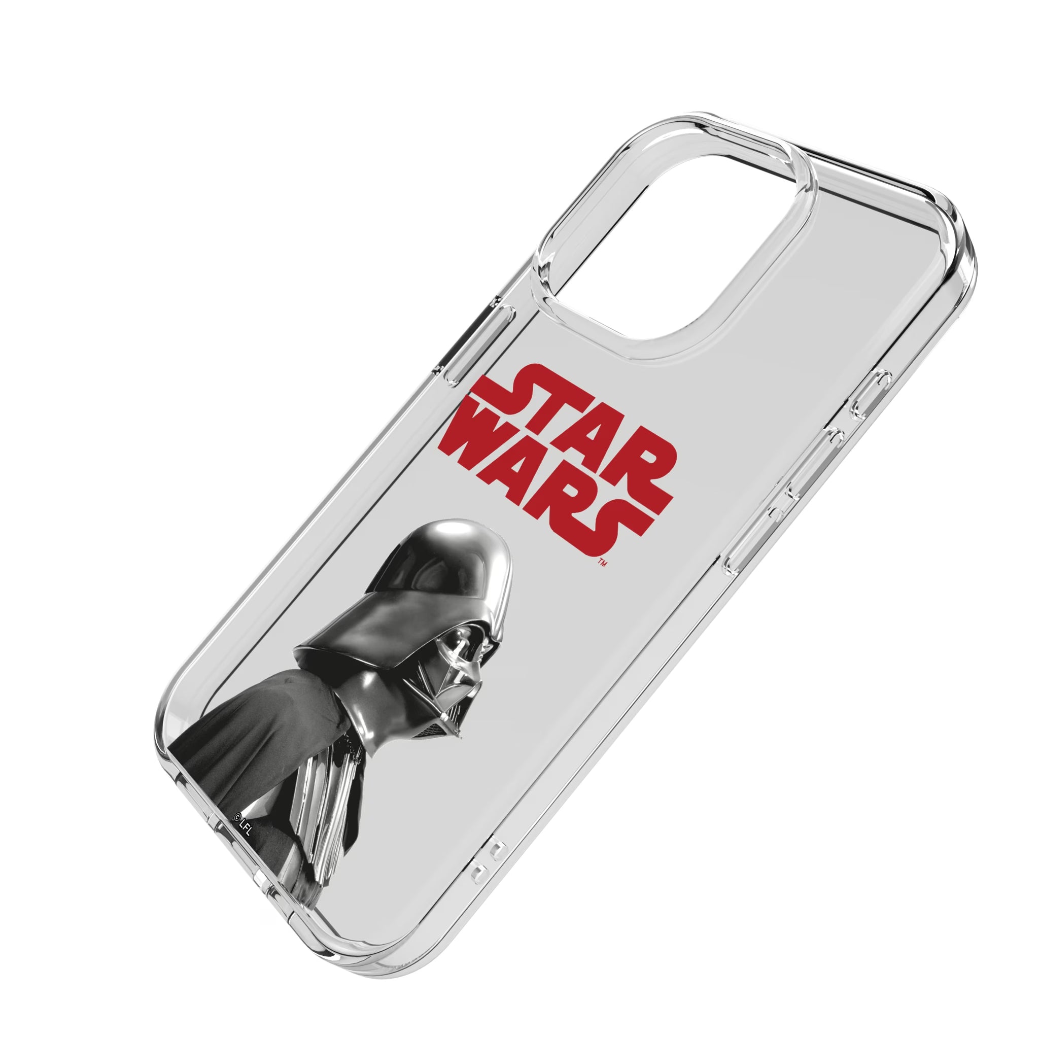 Star Wars Darth Vader Color Block iPhone Clear Phone Case for Apple iPhone - Isometric View