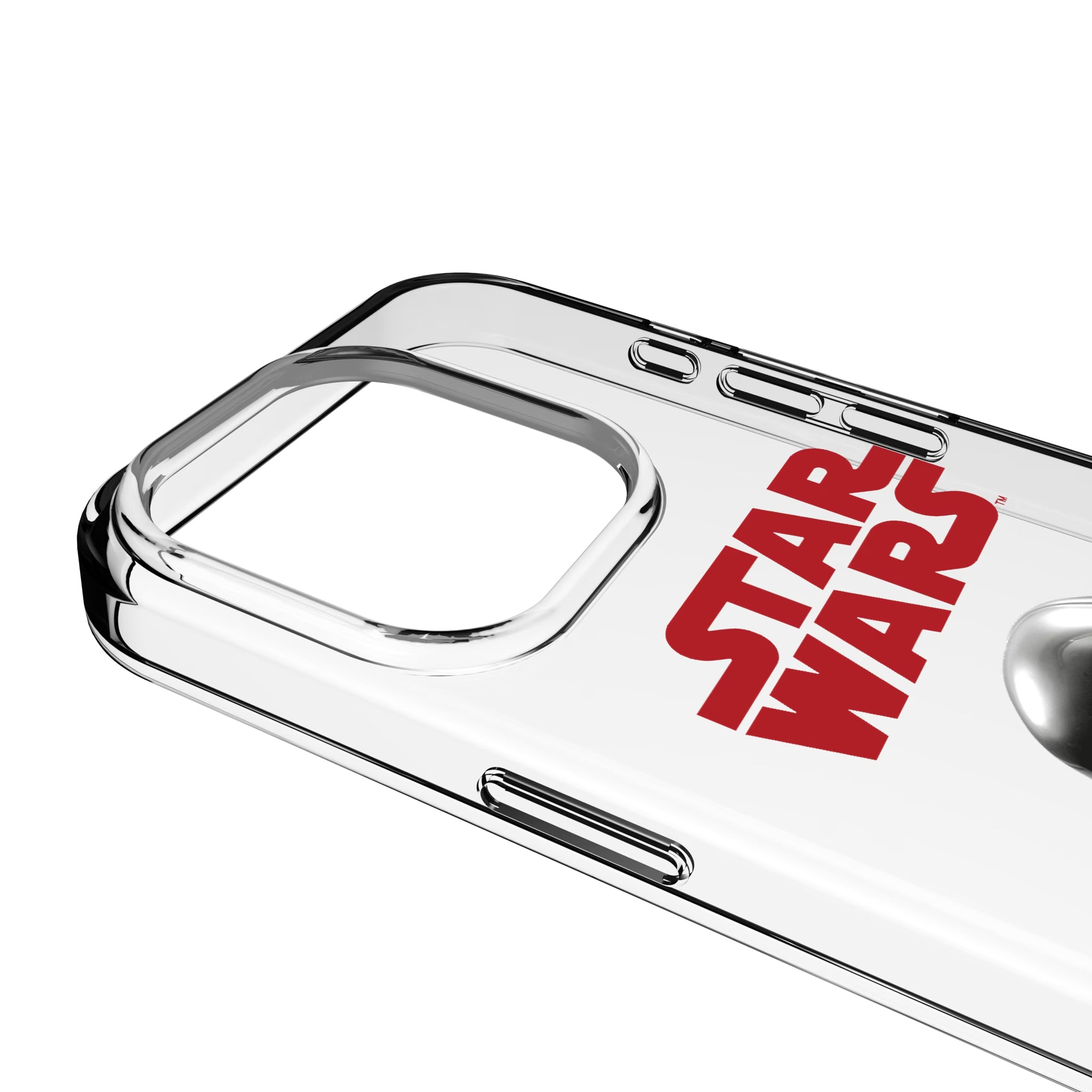 Star Wars Darth Vader Color Block iPhone Clear Phone Case for Apple iPhone - Detail