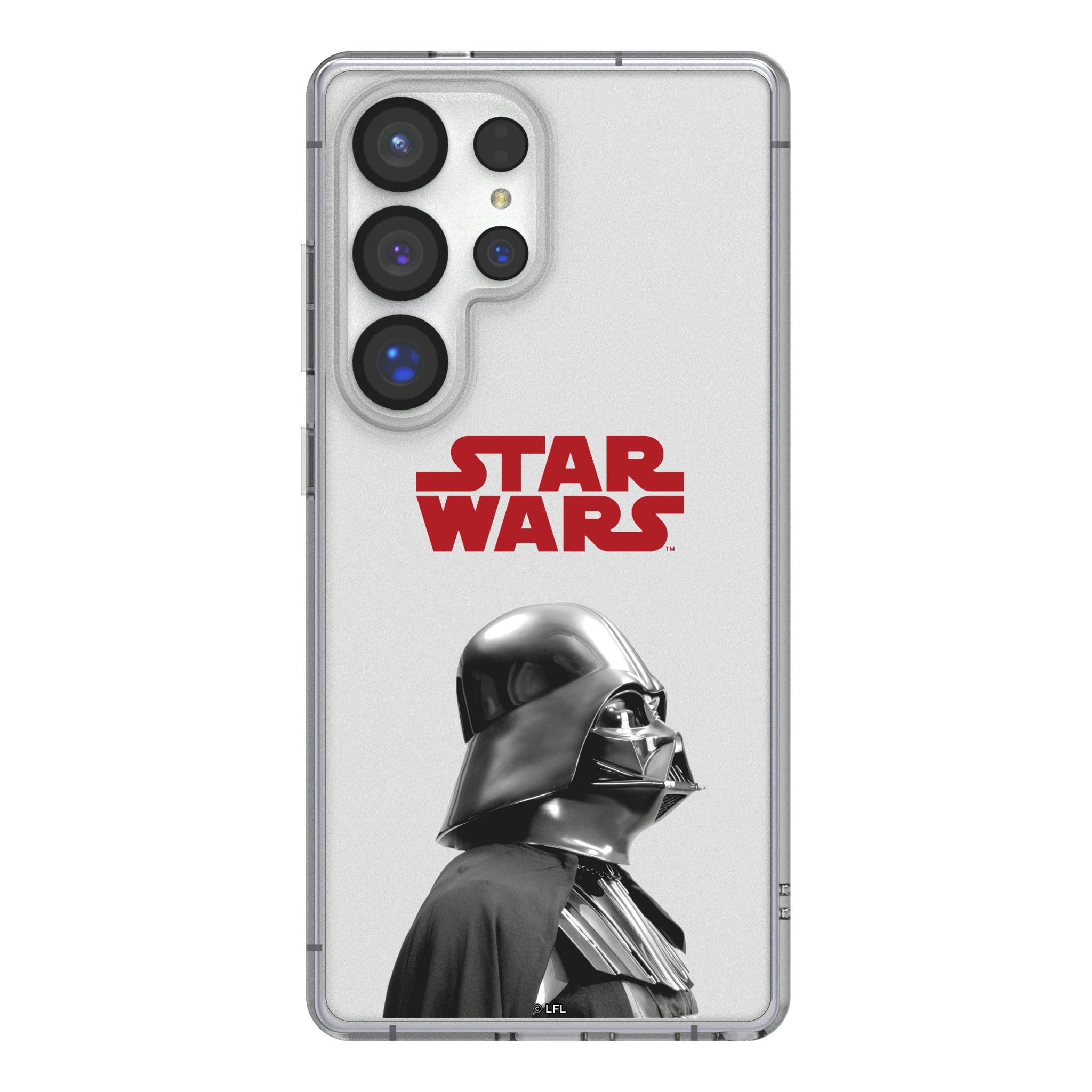Star Wars Darth Vader Color Block Galaxy Clear Phone Case for Samsung Galaxy
