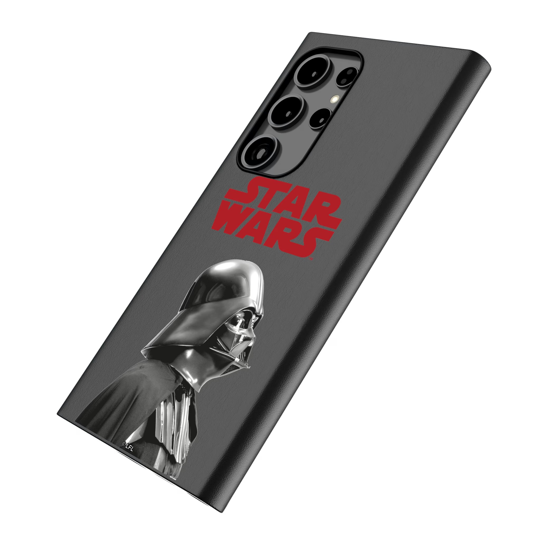 Star Wars Darth Vader Color Block Galaxy MagSafe Compatible Phone Case for Samsung Galaxy - Isometric View