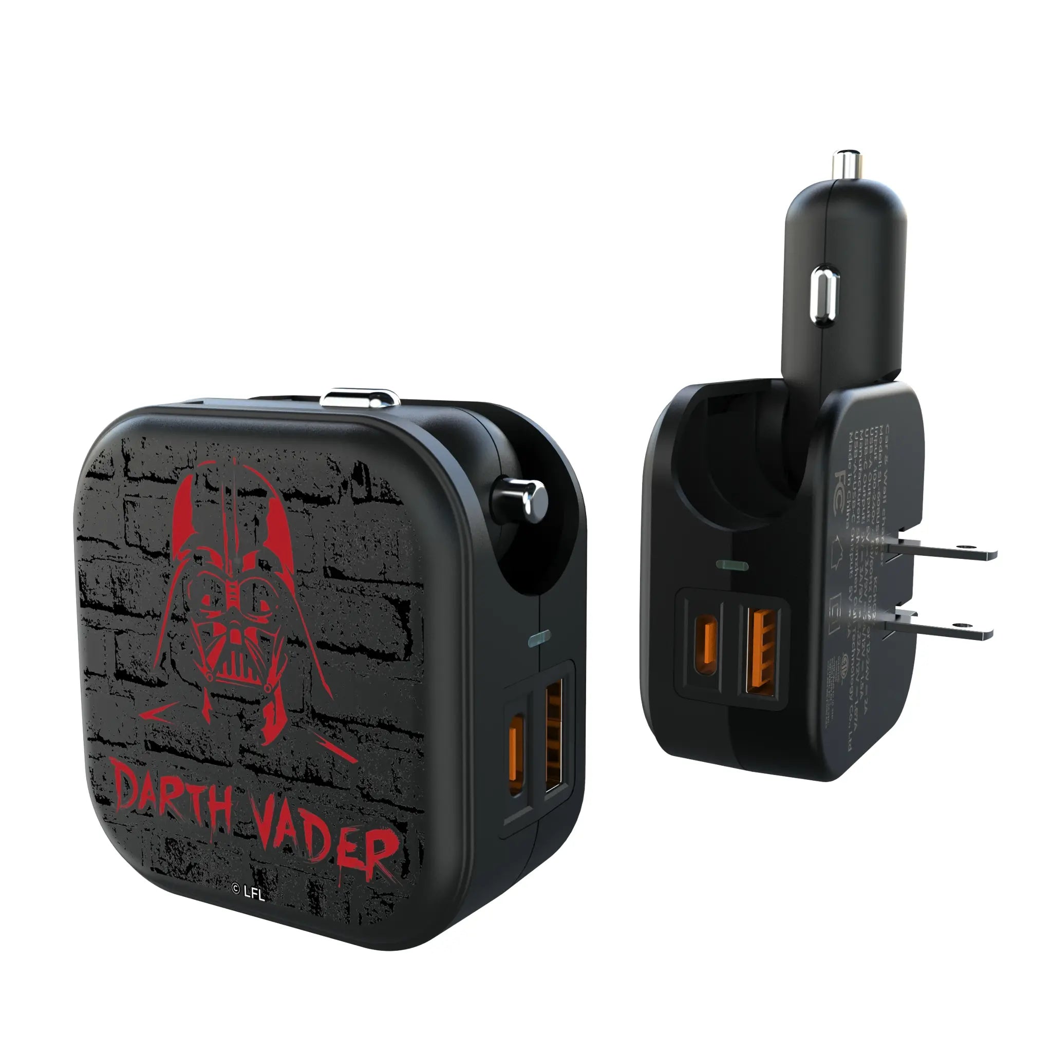 Star Wars Darth Vader Iconic 2 in 1 USB A/C Charger