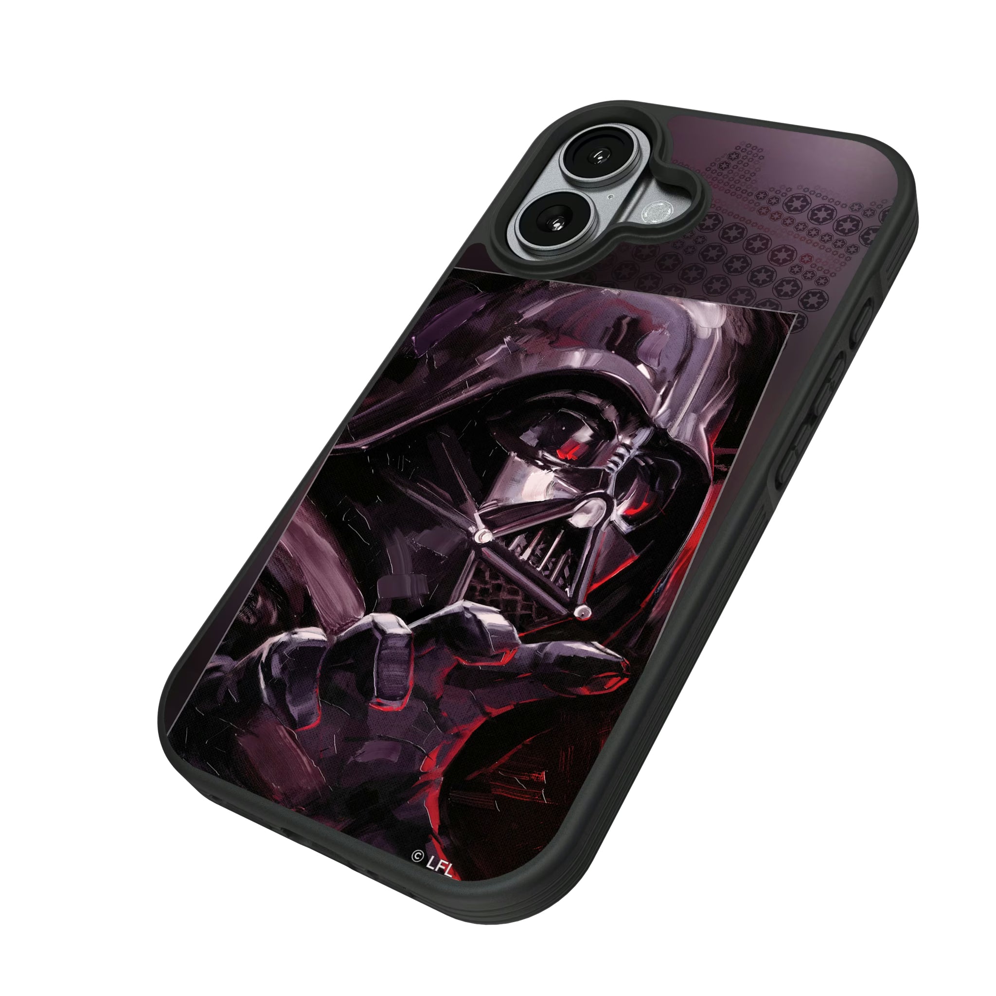 Star Wars Darth Vader Portrait iPhone Bump Phone Case for Apple iPhone - Isometric View#Device_iPhone 17