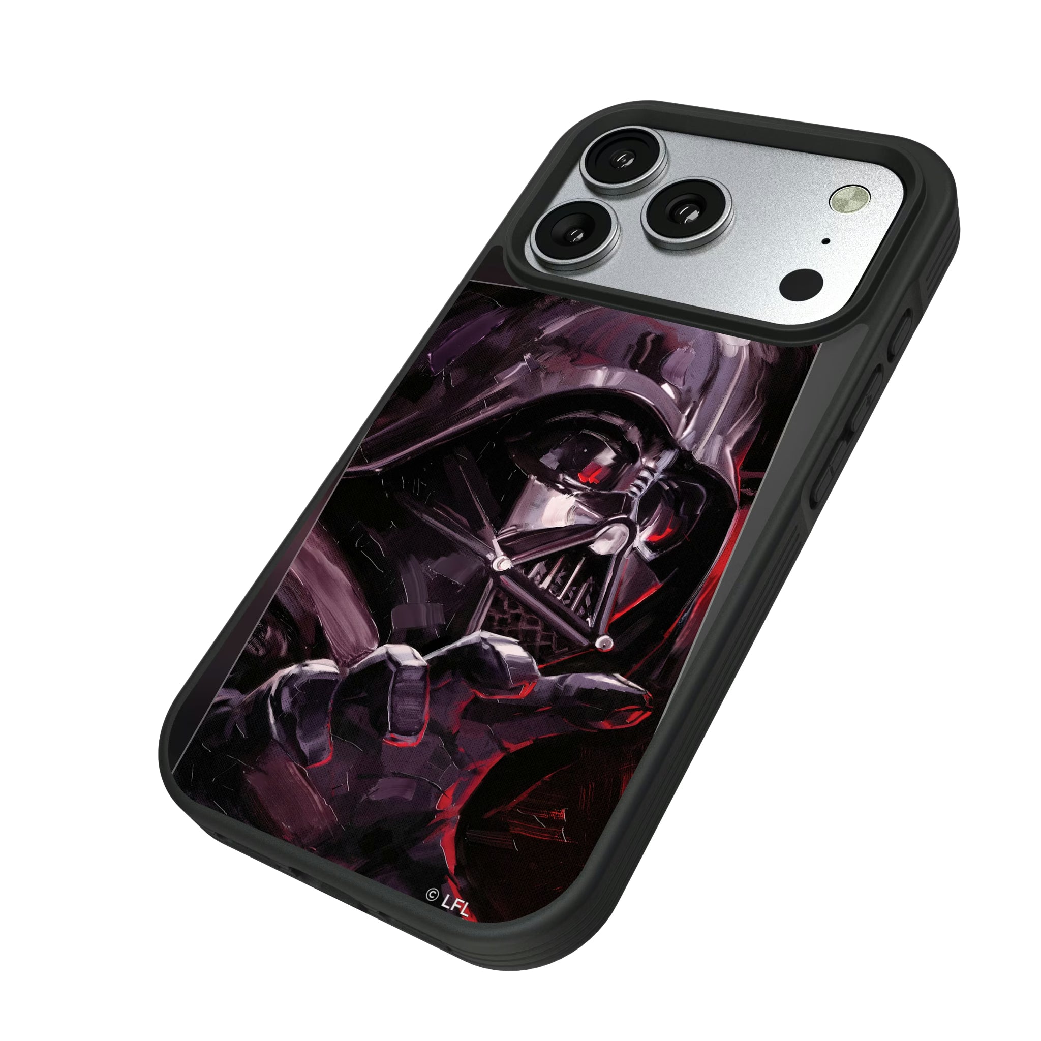 Star Wars Darth Vader Portrait iPhone Bump Phone Case for Apple iPhone - Isometric View#Device_iPhone 17 Pro
