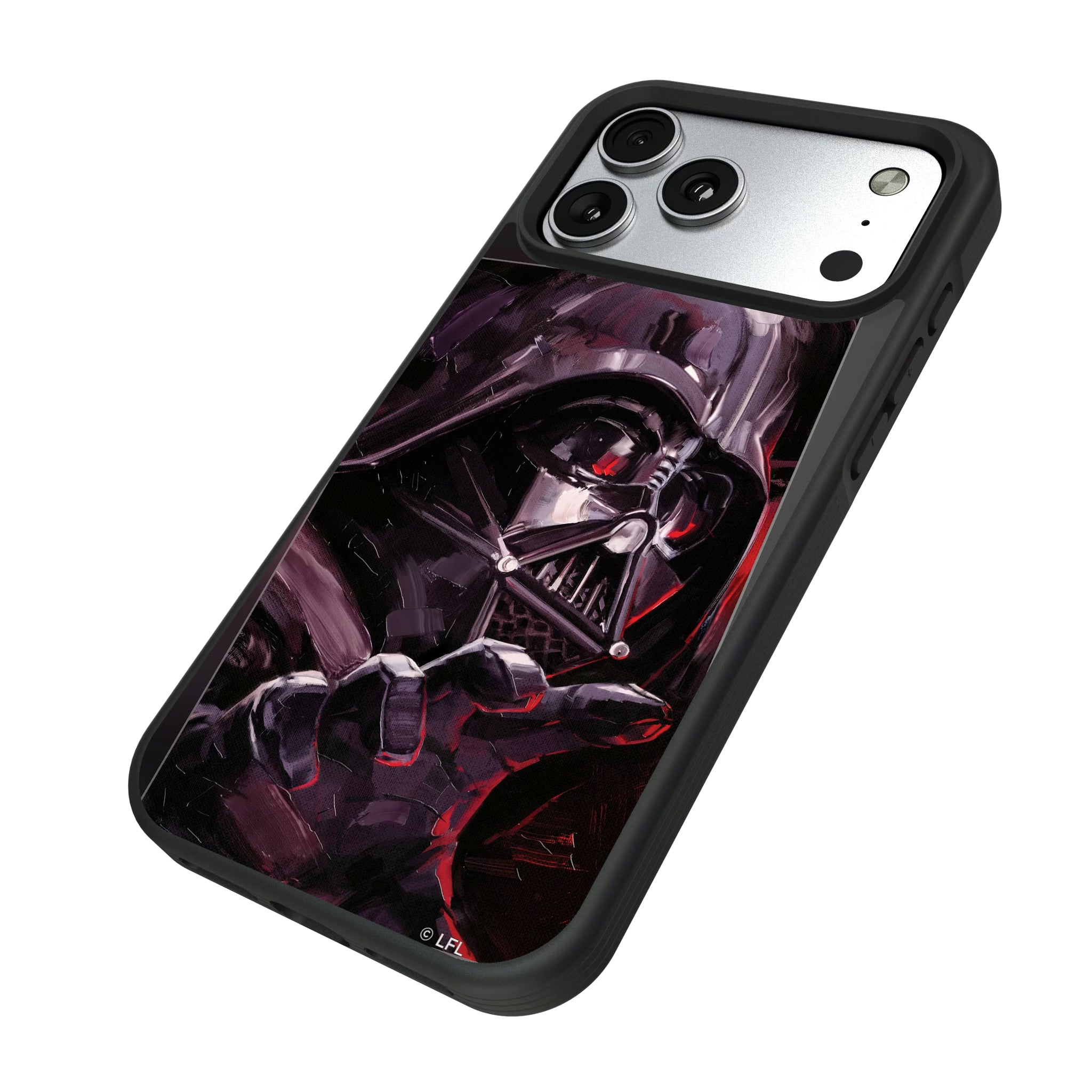 Star Wars Darth Vader Portrait iPhone Bump Phone Case for Apple iPhone - Isometric View#Device_iPhone 17 Pro Max