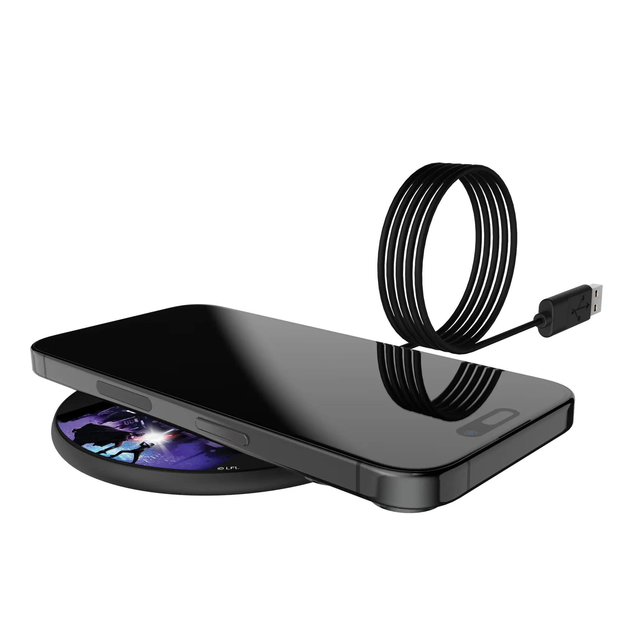 Star Wars Darth Vader Portrait Collage 15-Watt Wireless Charger - Lifestyle
