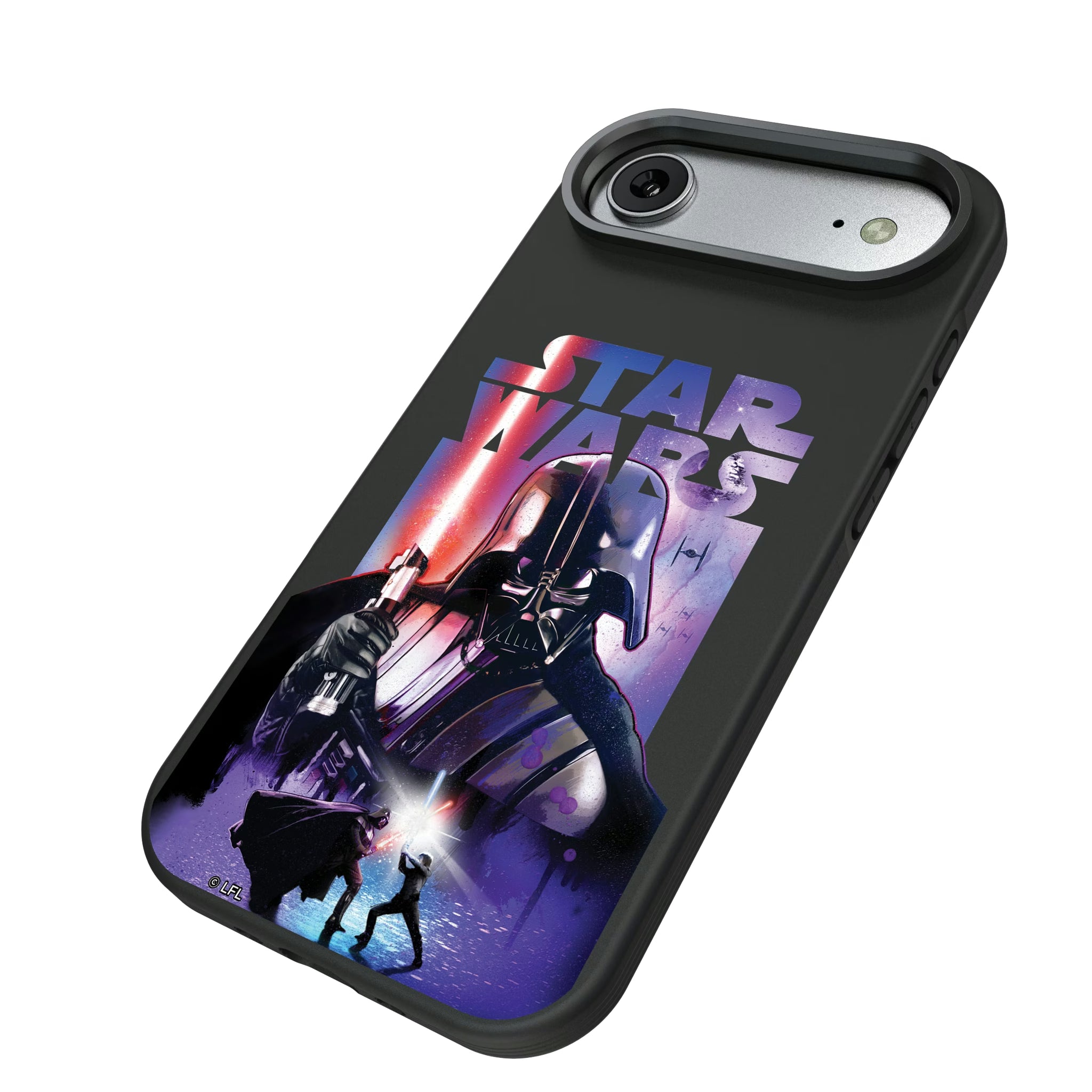 Star Wars Darth Vader Portrait Collage iPhone Bump Phone Case for Apple iPhone - Isometric View#Device_iPhone Air