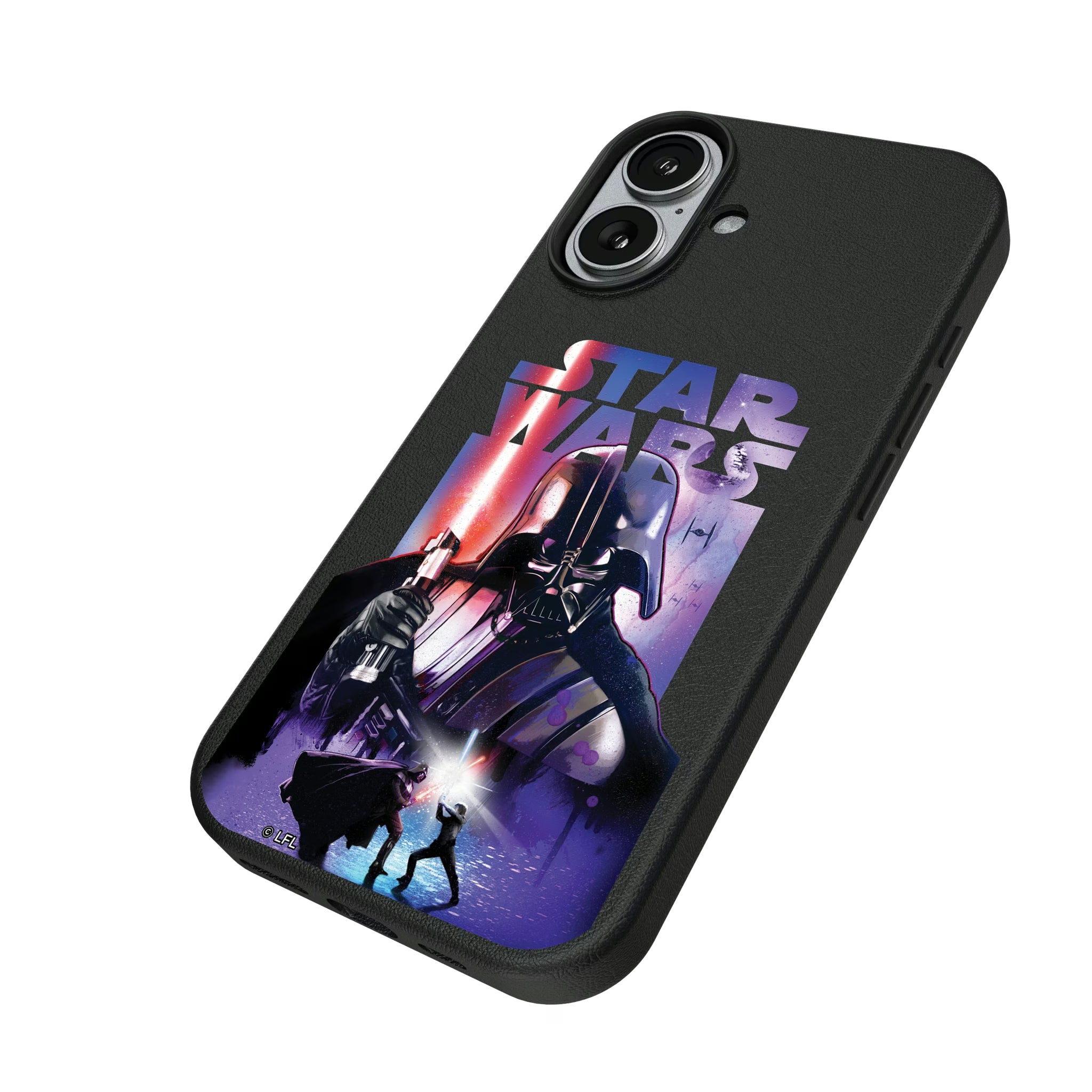 Star Wars Darth Vader Portrait Collage iPhone MagSafe Compatible Phone Case for Apple iPhone - Isometric View#Device_iPhone 17