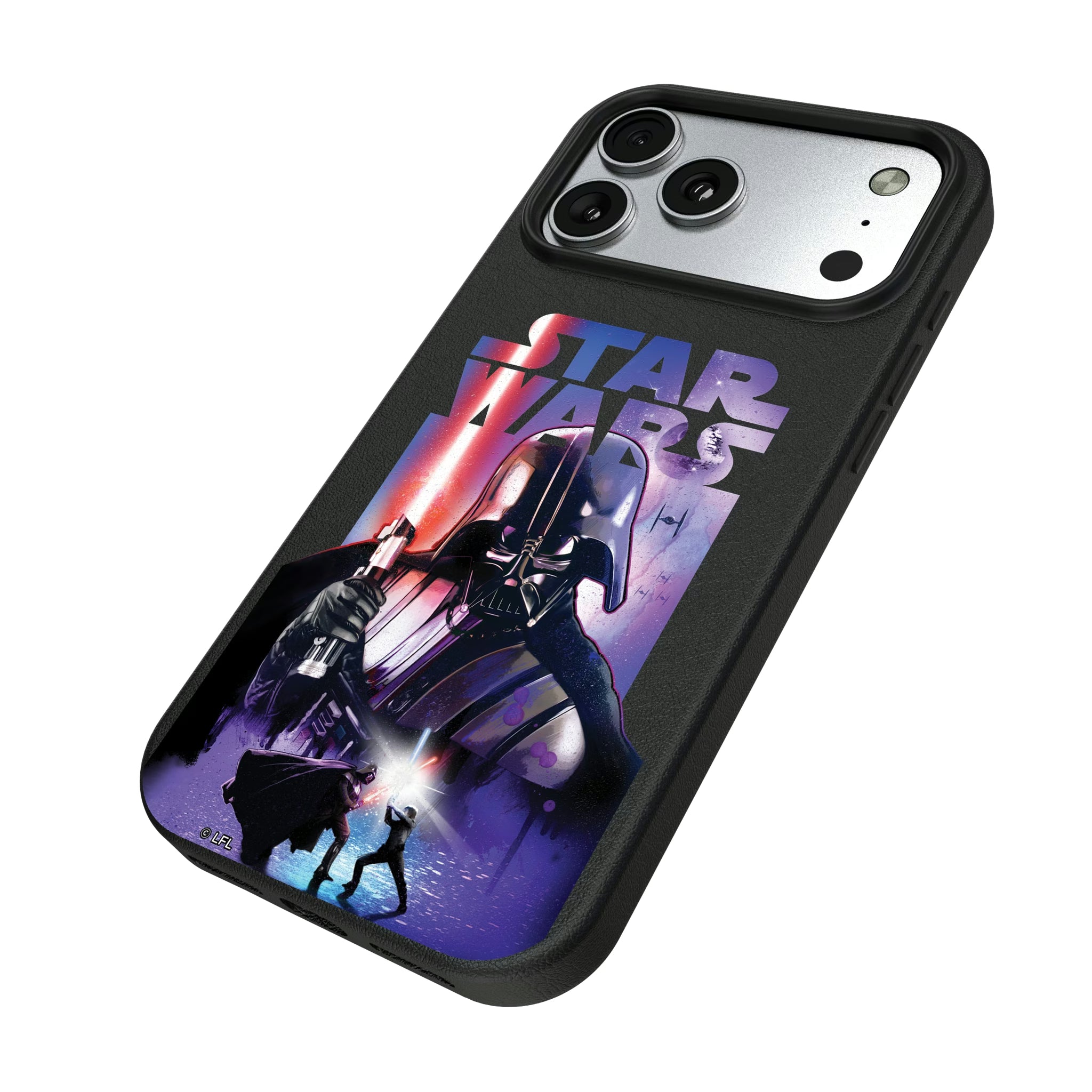 Star Wars Darth Vader Portrait Collage iPhone MagSafe Compatible Phone Case for Apple iPhone - Isometric View#Device_iPhone 17 Pro Max