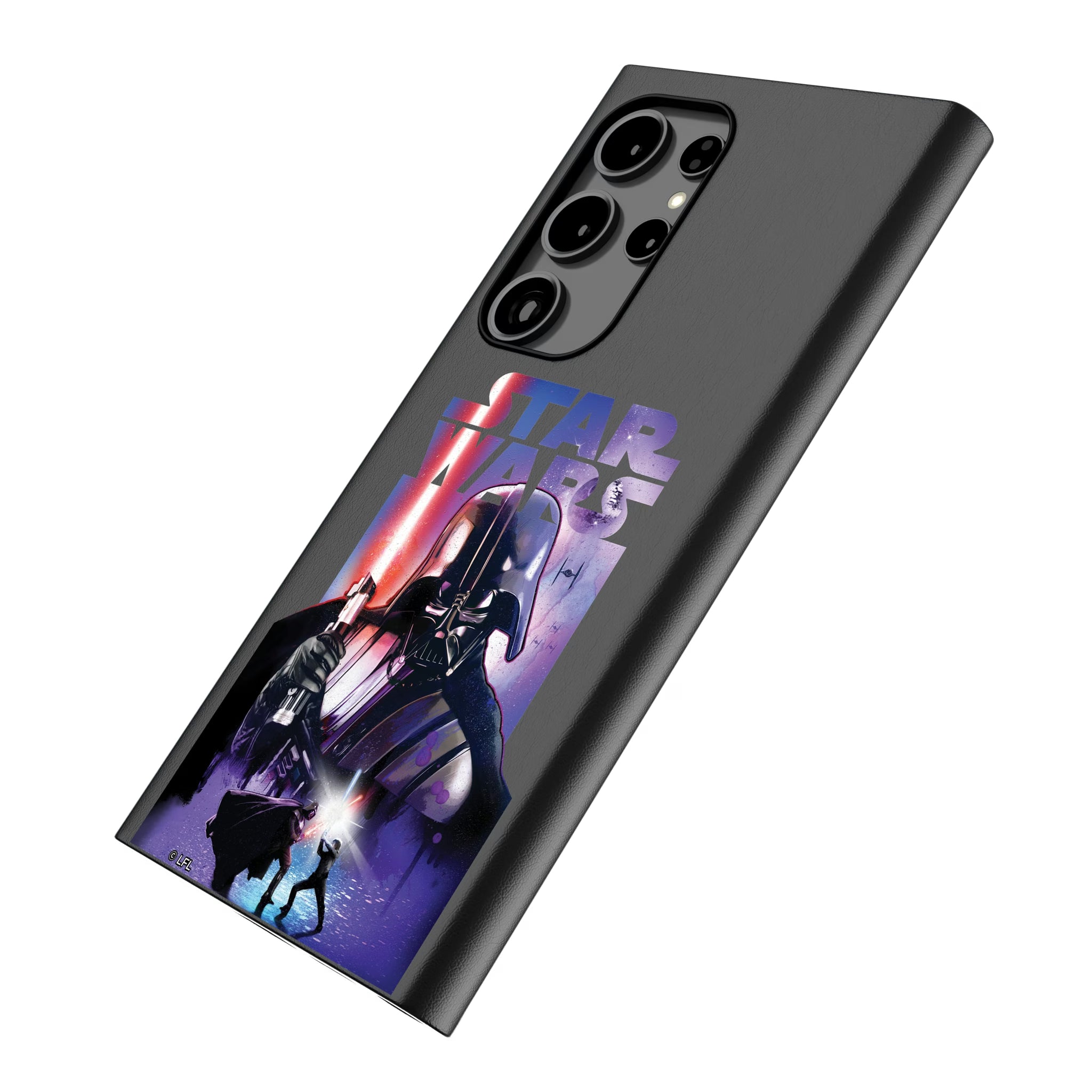 Star Wars Darth Vader Portrait Collage Galaxy MagSafe Compatible Phone Case for Samsung Galaxy - Isometric View
