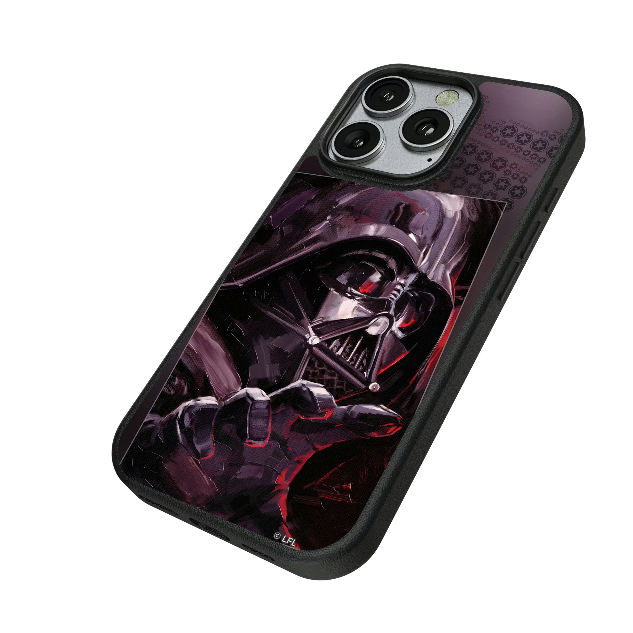 Star Wars Darth Vader Portrait iPhone MagSafe Compatible Phone Case for Apple iPhone - Isometric View