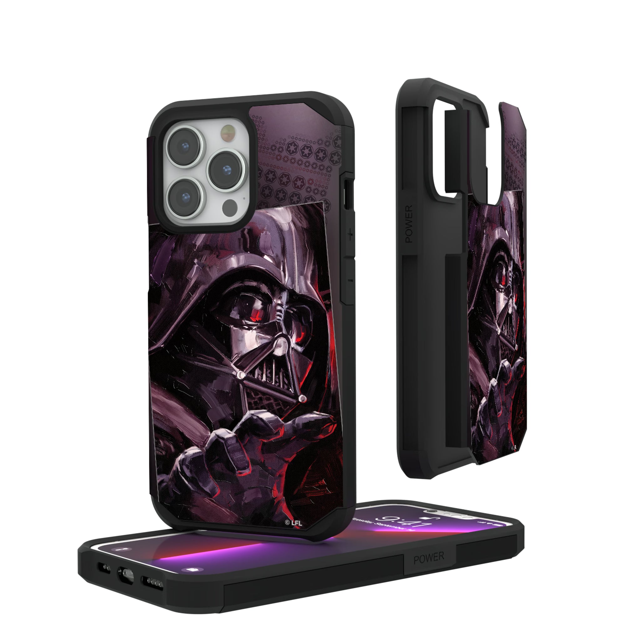 Star Wars Darth Vader Portrait iPhone Rugged Phone Case for Apple iPhone#Device_iPhone 13 Pro