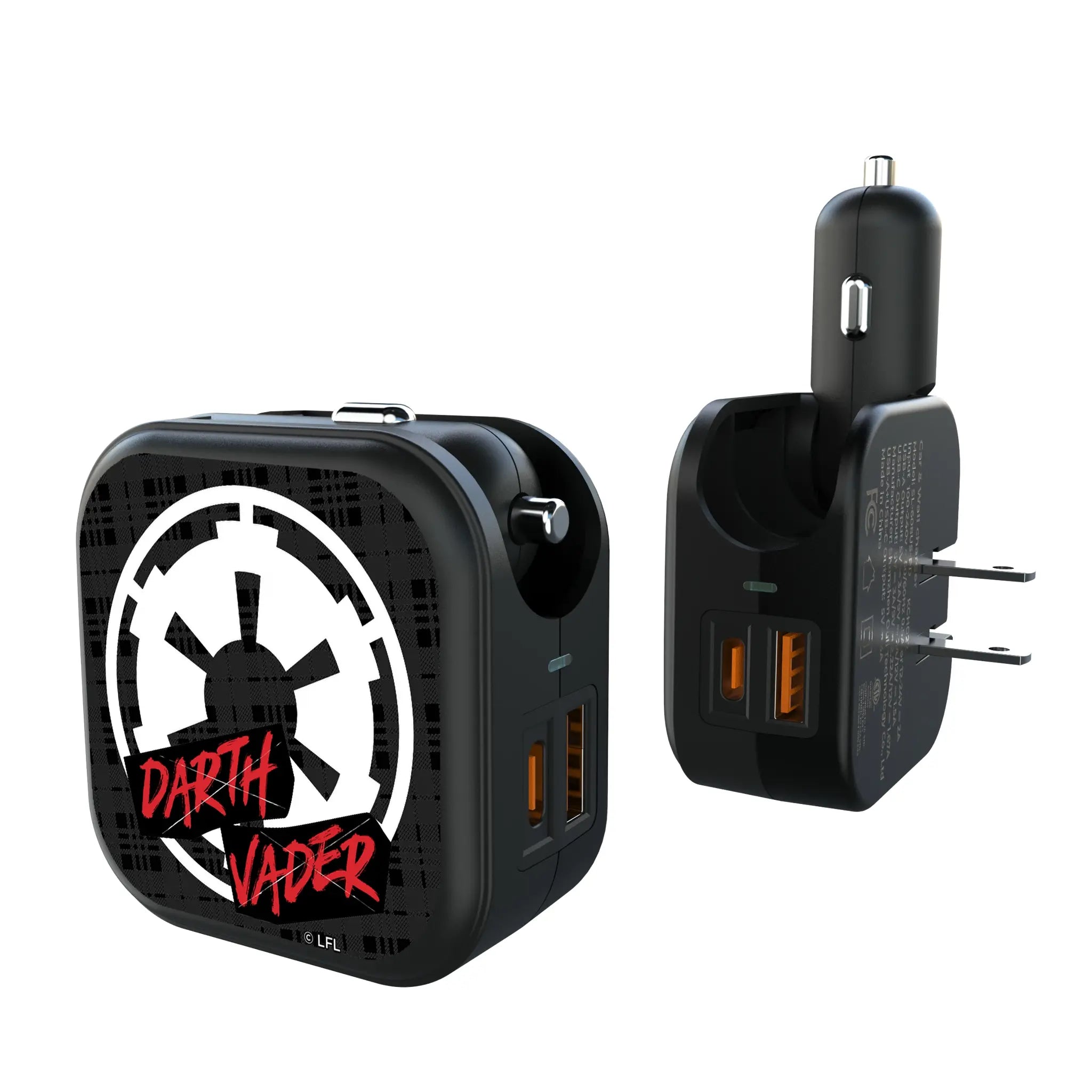 Star Wars Darth Vader Ransom 2 in 1 USB A/C Charger