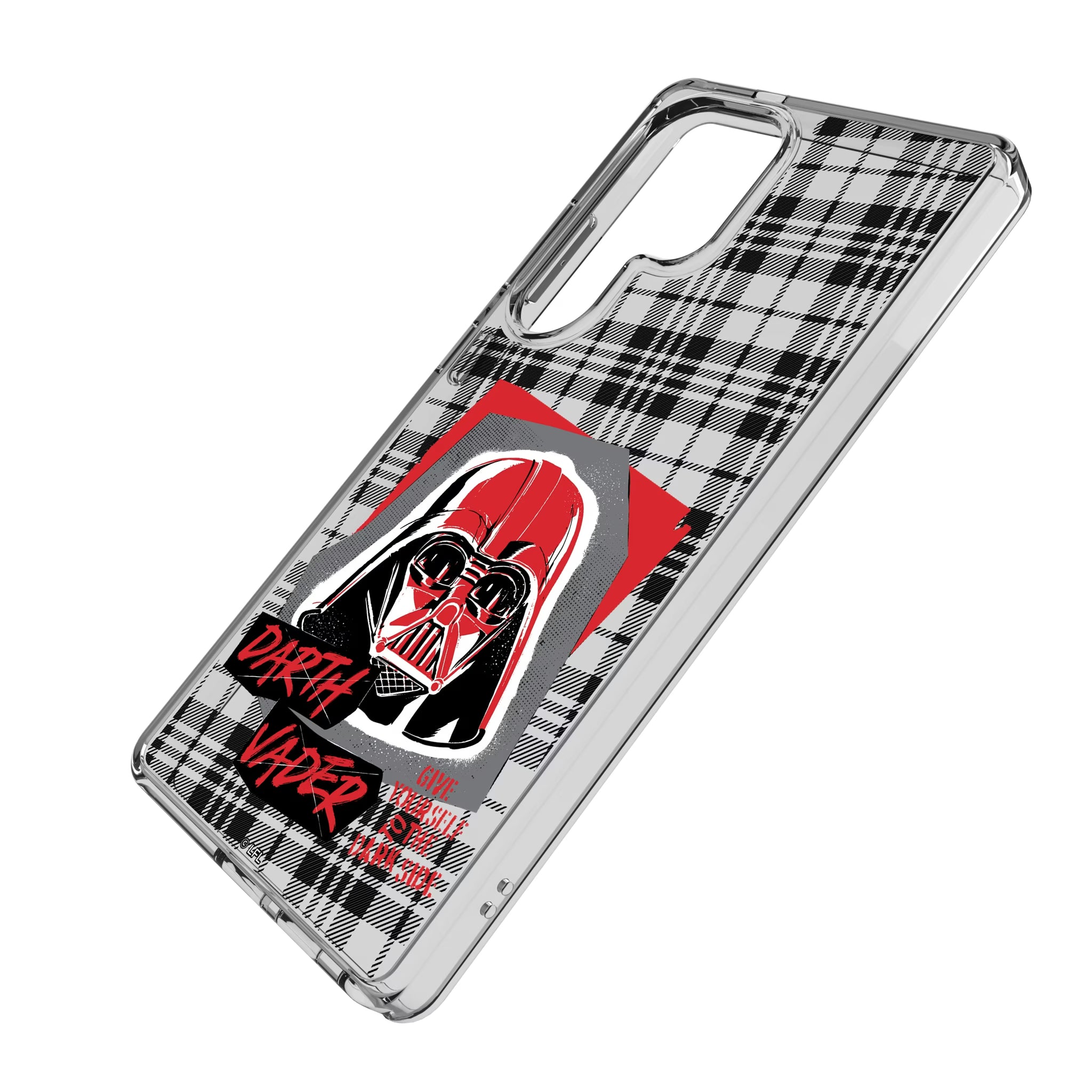 Star Wars Darth Vader Ransom Galaxy Clear Phone Case for Samsung Galaxy - Isometric View