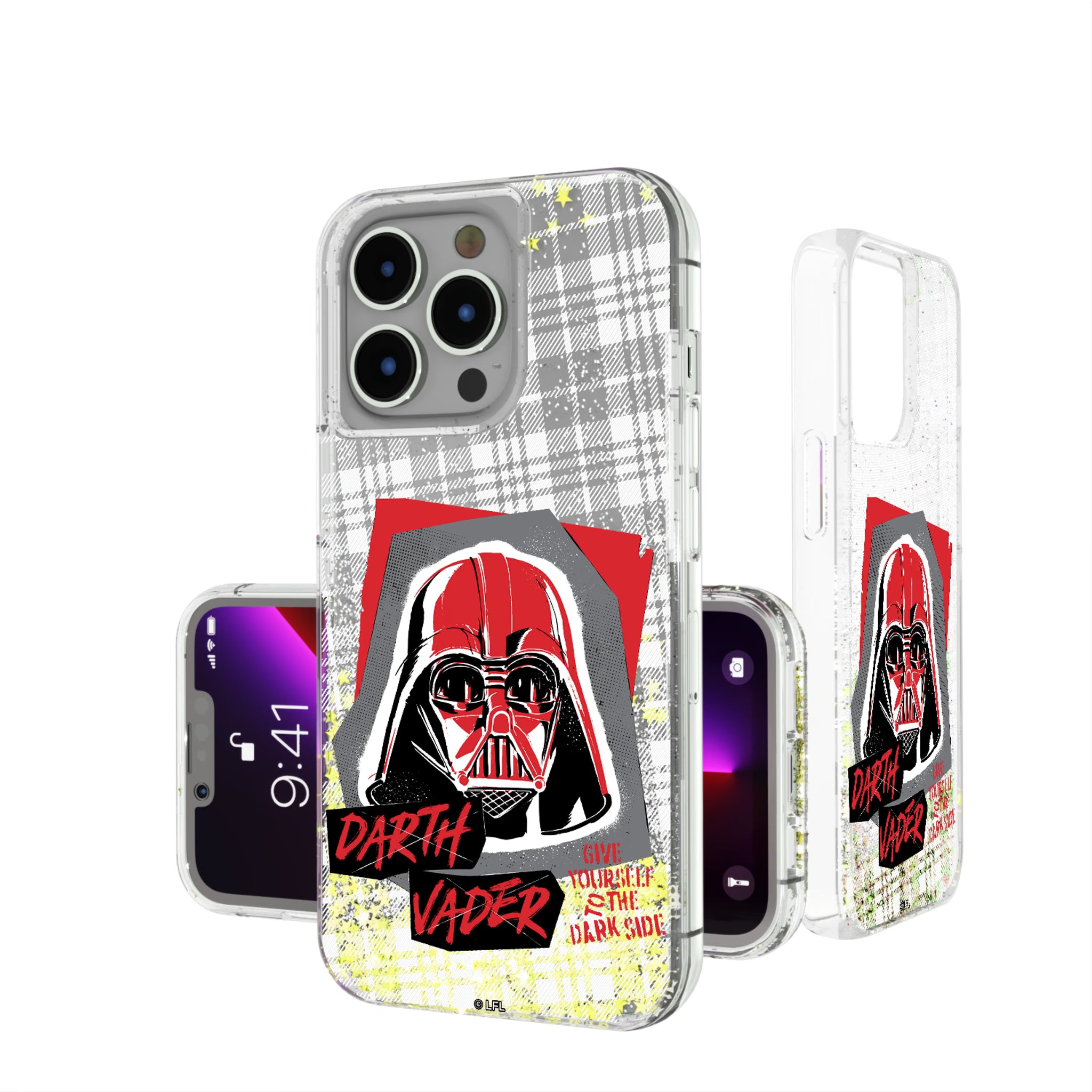 Star Wars Darth Vader Ransom iPhone Glitter Phone Case for Apple iPhone