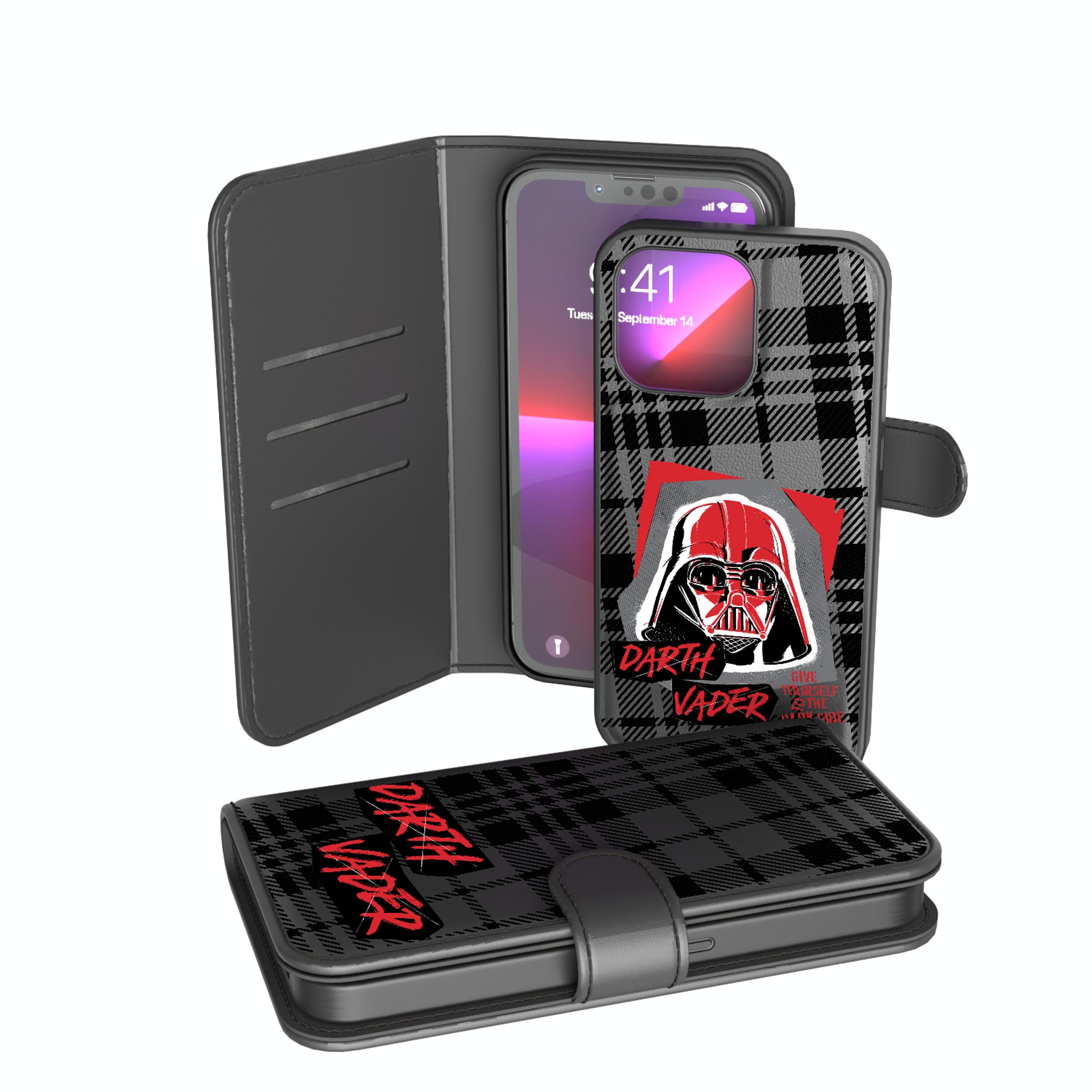 Star Wars Darth Vader Ransom iPhone Wallet Phone Case for Apple iPhone