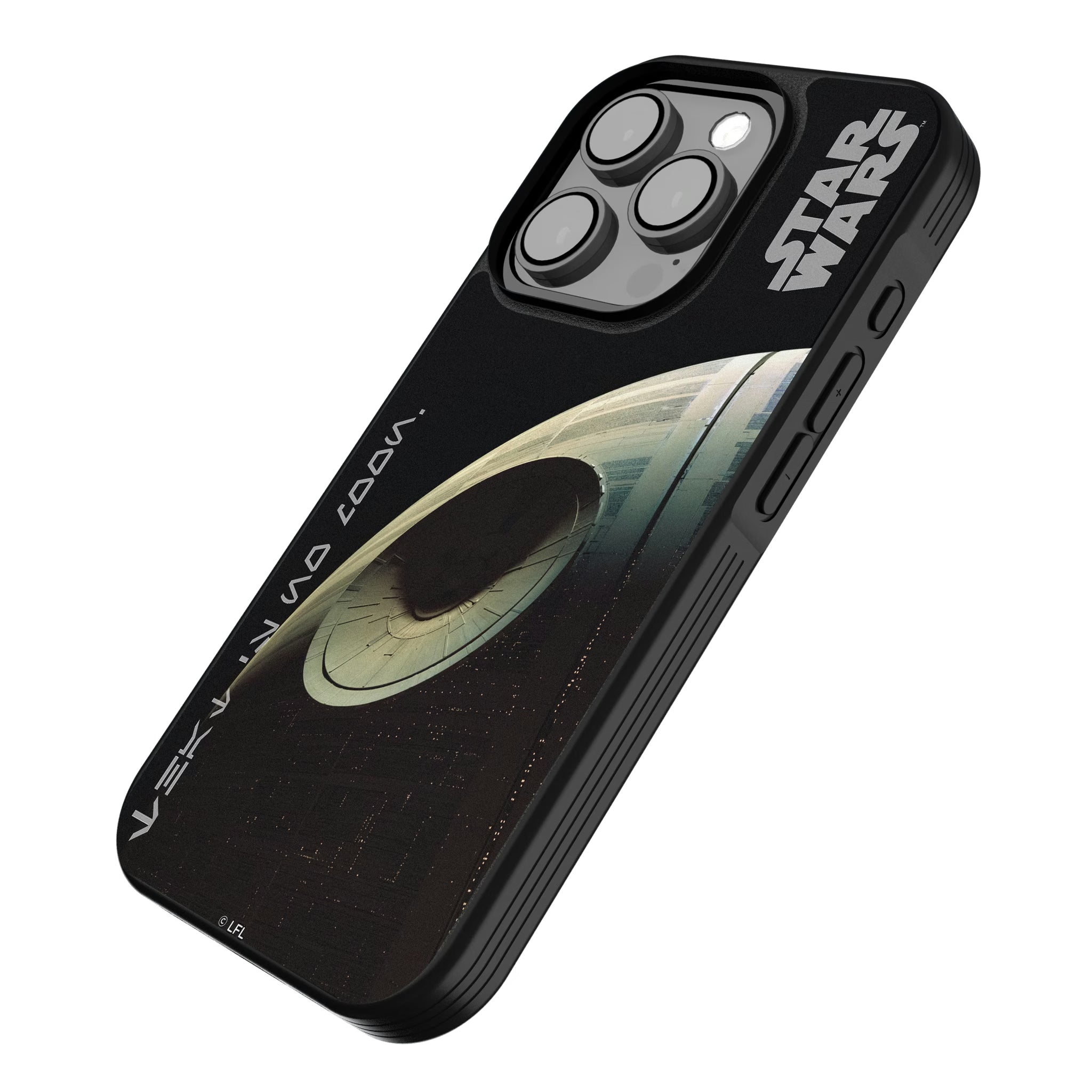 Star Wars Death Star Cinematic Moments: Discovery iPhone Bump Phone Case for Apple iPhone - Isometric View