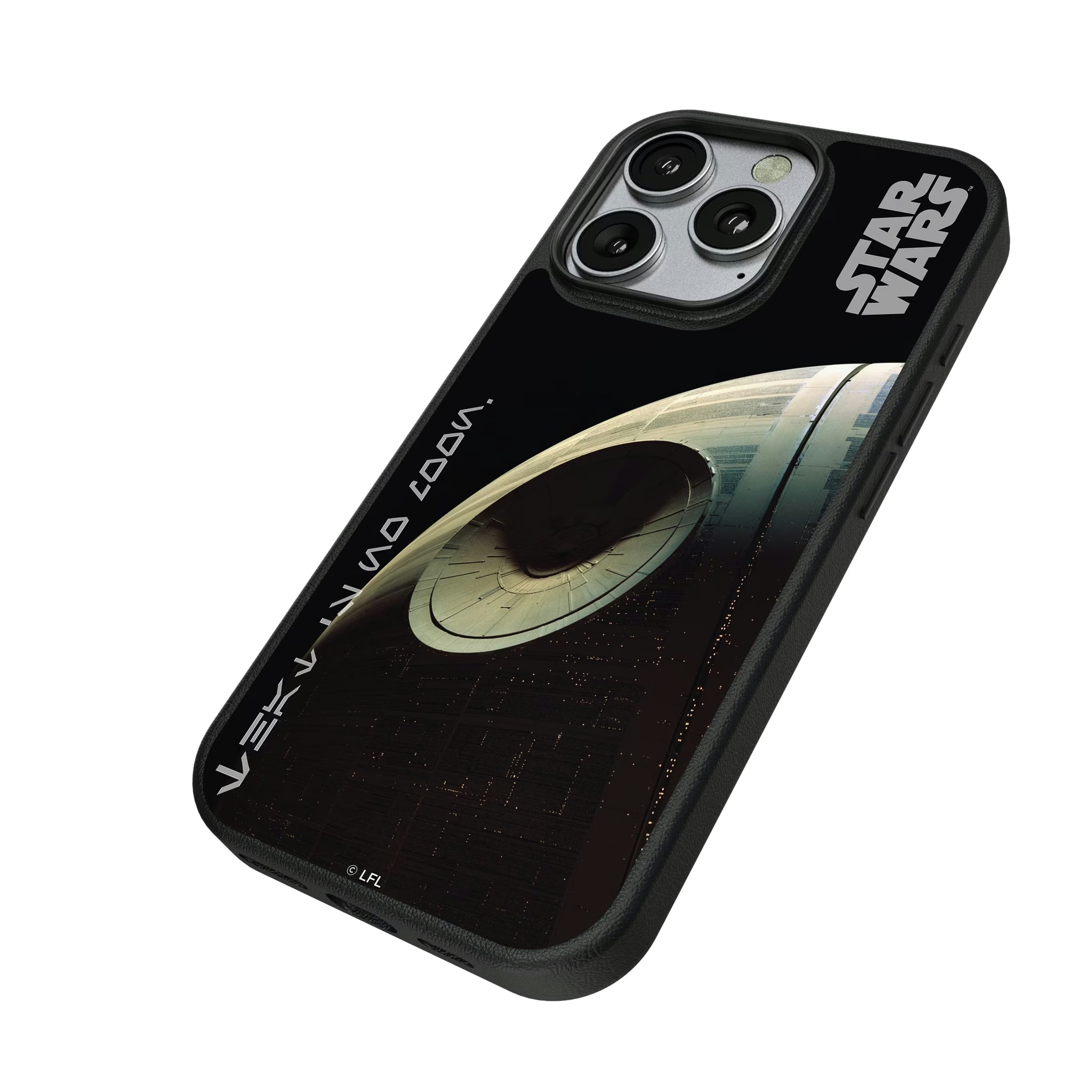Star Wars Death Star Cinematic Moments: Discovery iPhone MagSafe Compatible Phone Case for Apple iPhone - Isometric View