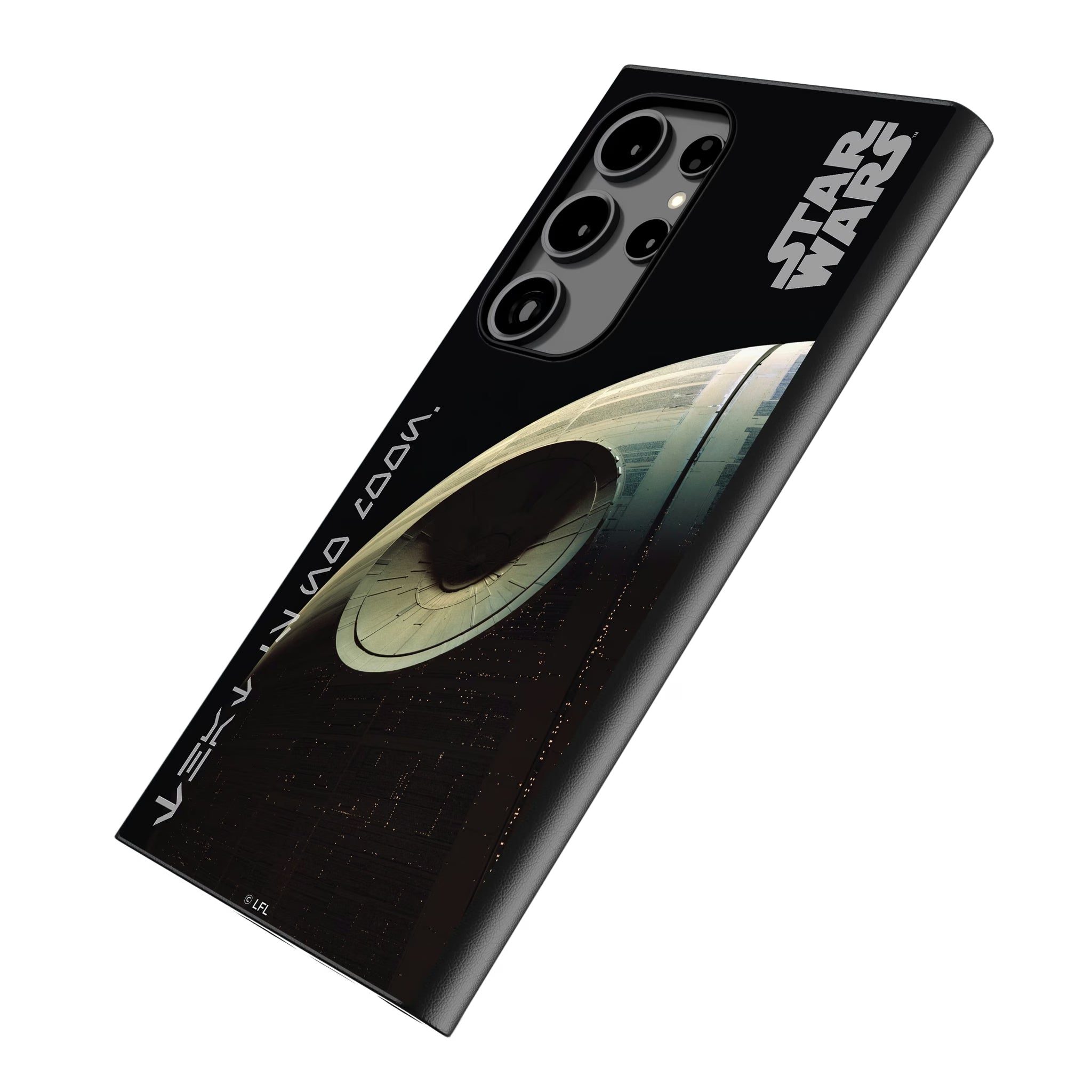 Star Wars Death Star Cinematic Moments: Discovery Galaxy MagSafe Compatible Phone Case for Samsung Galaxy - Isometric View