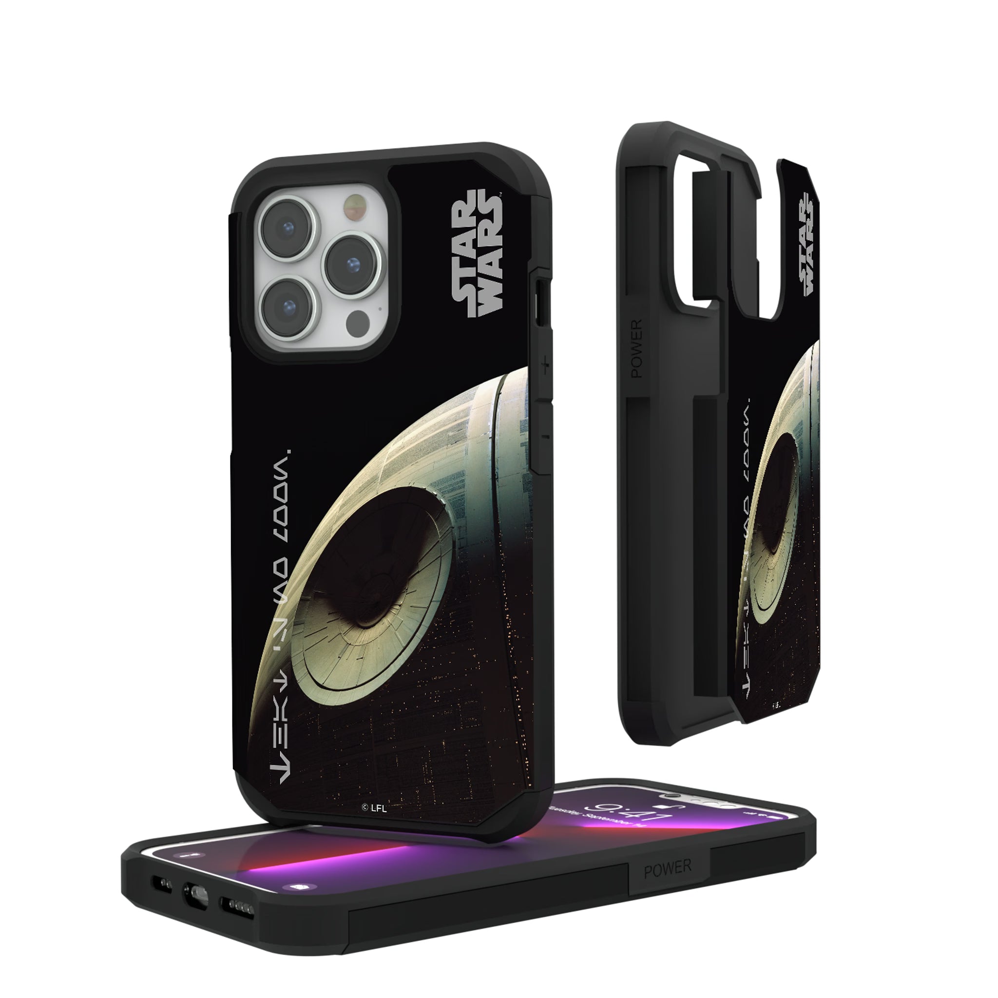 Star Wars Death Star Cinematic Moments: Discovery iPhone Rugged Phone Case for Apple iPhone#Device_iPhone 13 Pro