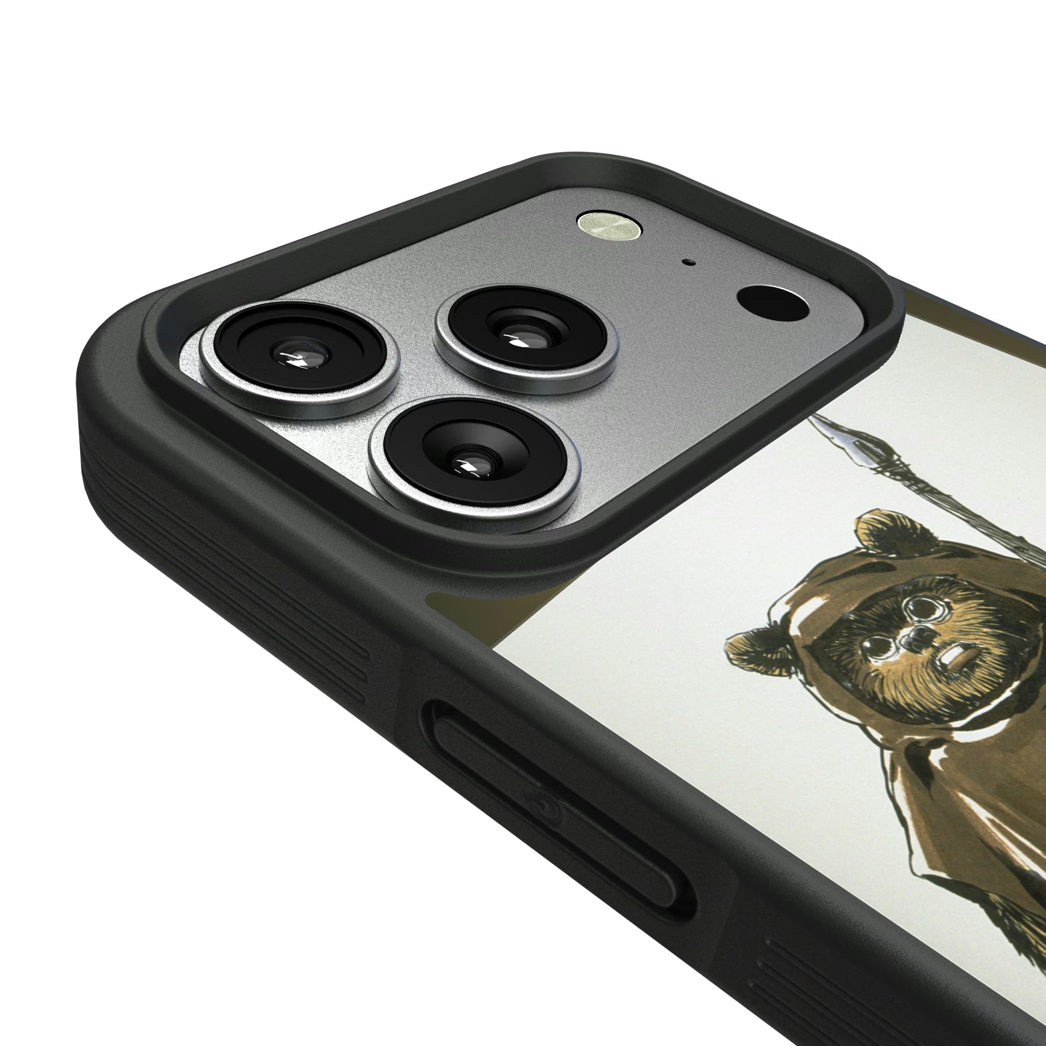 Star Wars Ewok Portrait iPhone Bump Phone Case for Apple iPhone - Detail#Device_iPhone 17 Pro