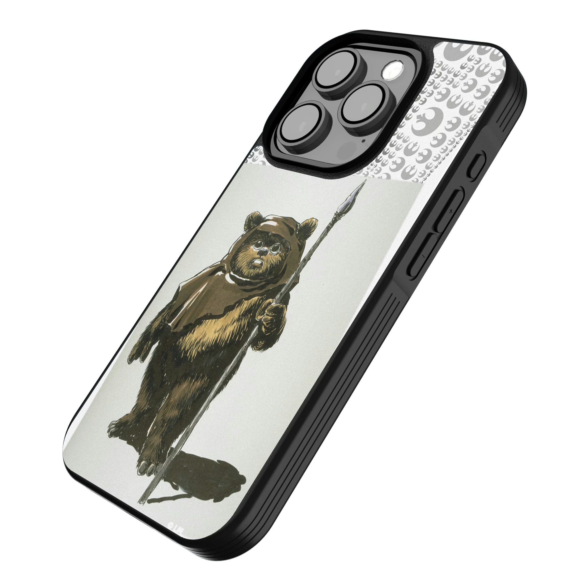 Star Wars Ewok Portrait iPhone Bump Phone Case for Apple iPhone - Isometric View
