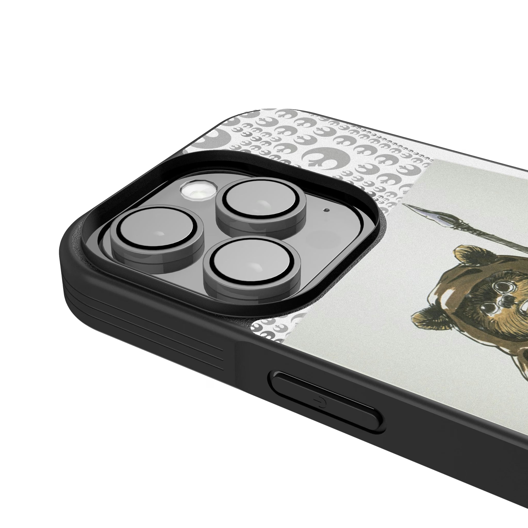 Star Wars Ewok Portrait iPhone Bump Phone Case for Apple iPhone - Detail