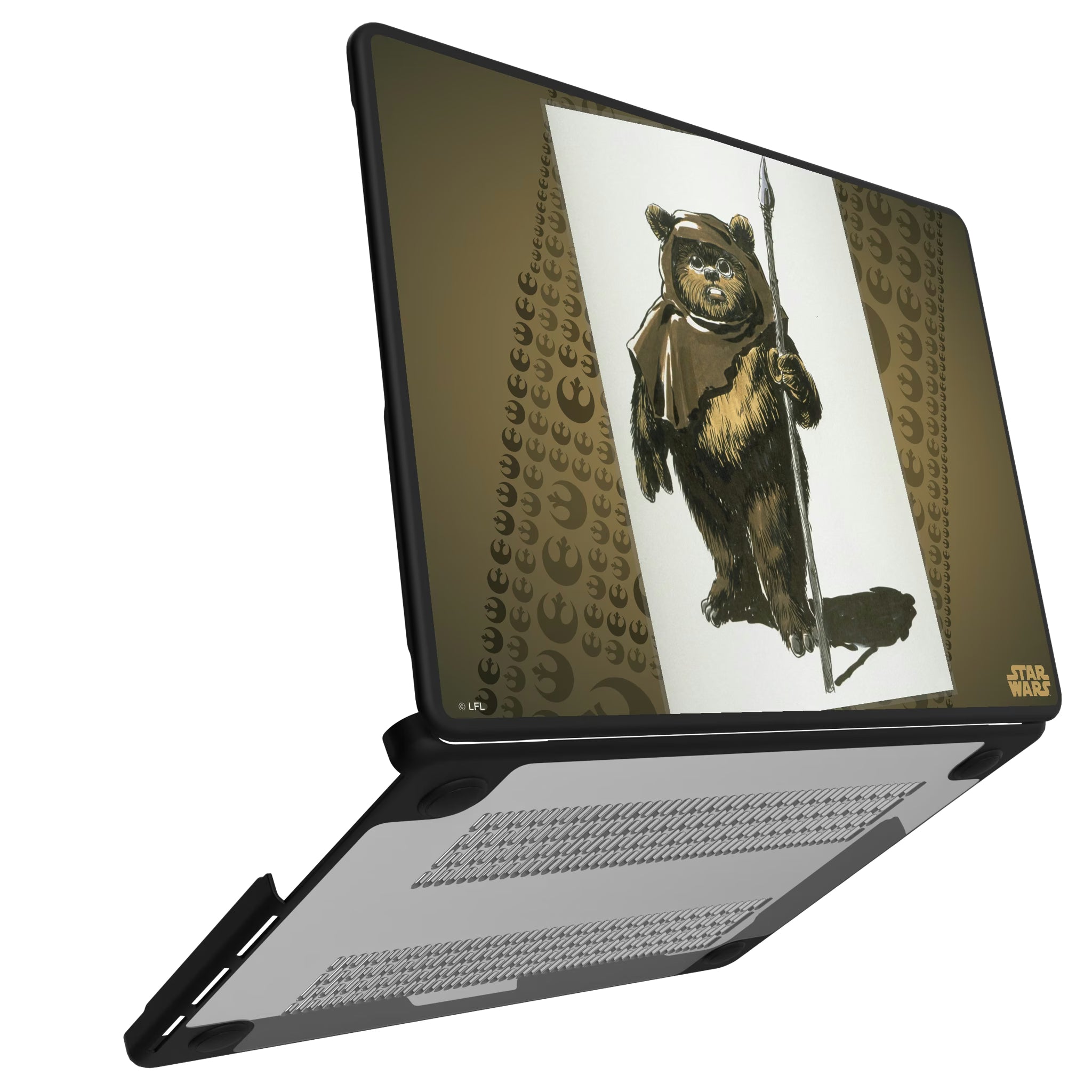 Star Wars Ewok Portrait MacBook Laptop Case for Apple MacBook#Device_MacBook Pro (14-inch, 2021) / MacBook Pro (14-inch, 2023) / MacBook Pro (14-inch, 2024)