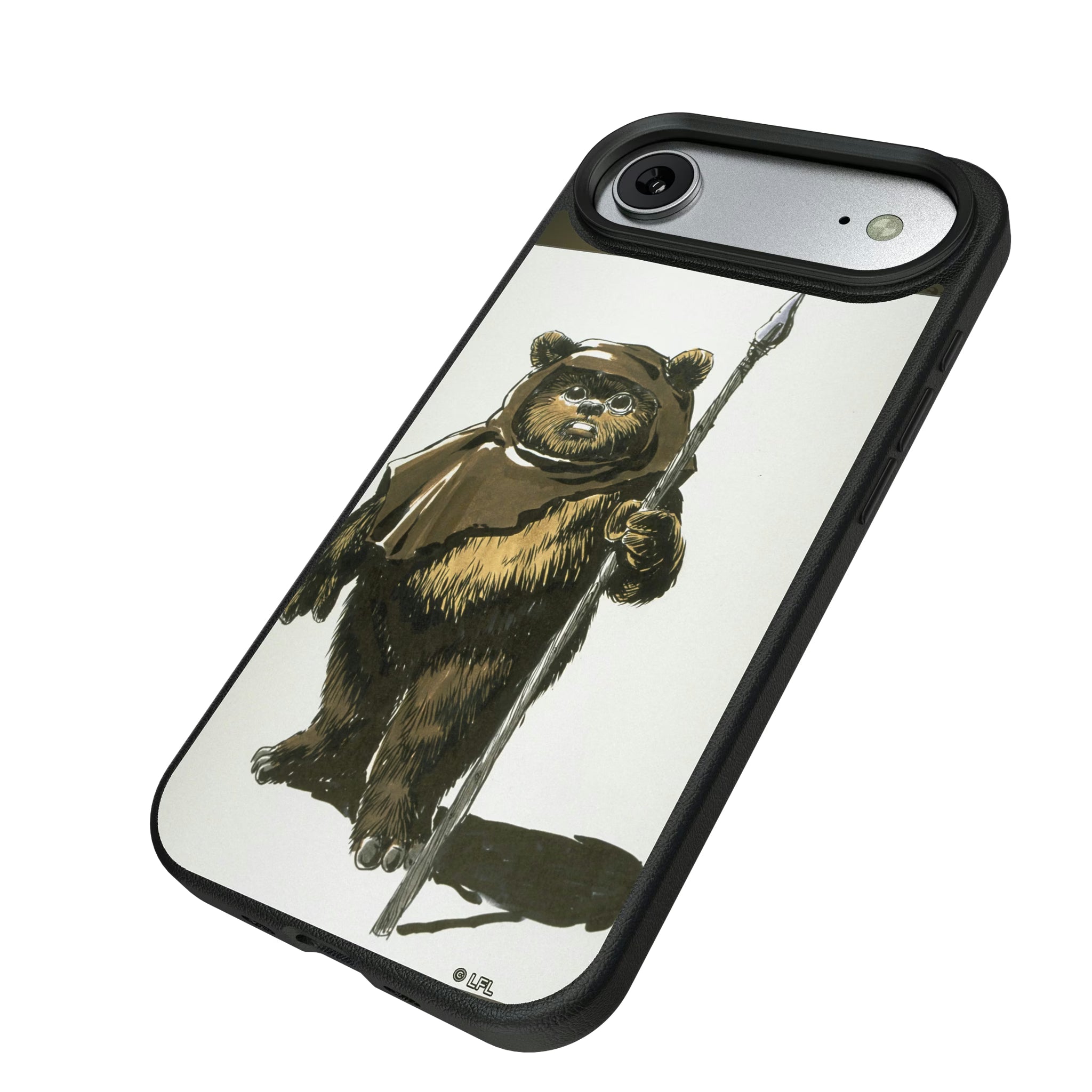 Star Wars Ewok Portrait iPhone MagSafe Compatible Phone Case for Apple iPhone - Isometric View#Device_iPhone Air