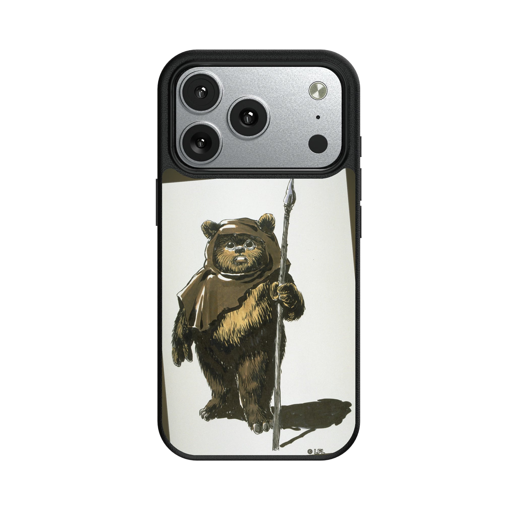 Star Wars Ewok Portrait iPhone MagSafe Compatible Phone Case for Apple iPhone#Device_iPhone 17 Pro
