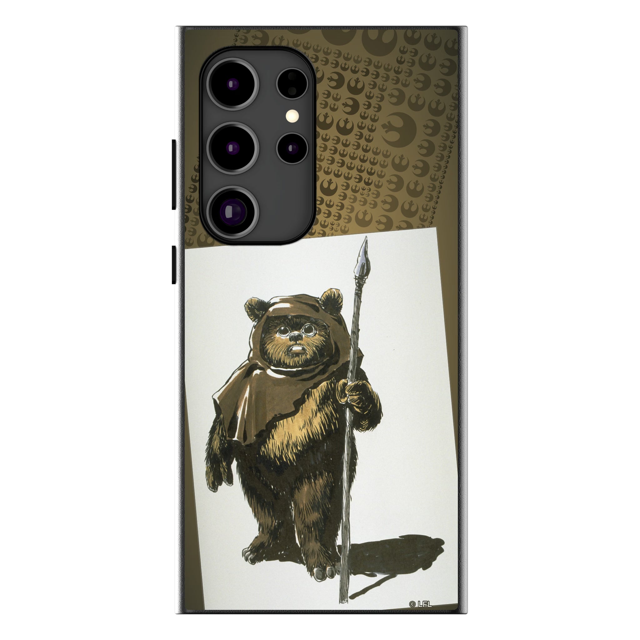 Star Wars Ewok Portrait Galaxy MagSafe Compatible Phone Case for Samsung Galaxy