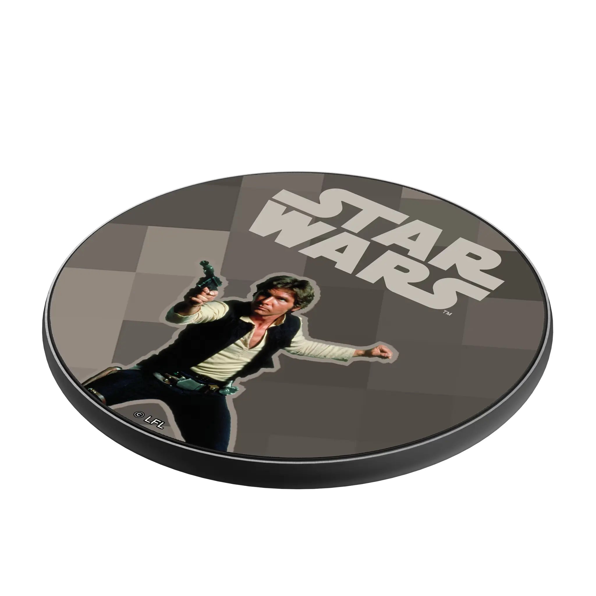 Star Wars Han Solo Color Block 15-Watt Wireless Charger - Isometric View