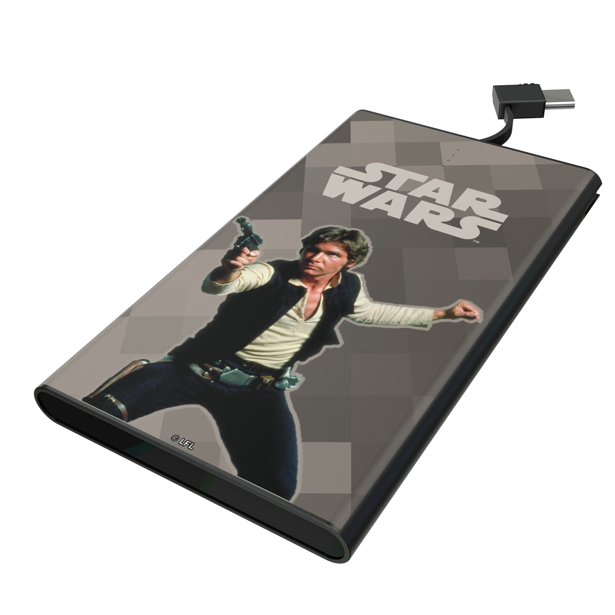 Star Wars Han Solo Color Block 5000mAh Flat Powerbank