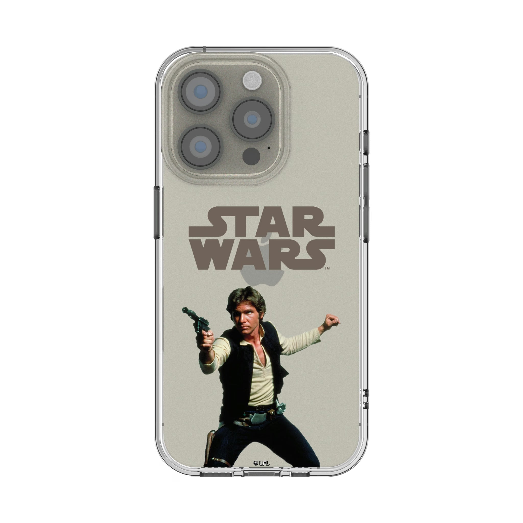 Star Wars Han Solo Color Block iPhone Clear Phone Case for Apple iPhone