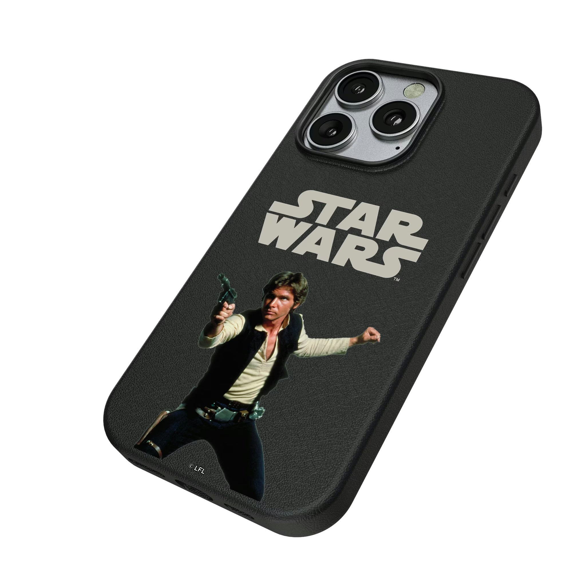 Star Wars Han Solo Color Block iPhone MagSafe Compatible Phone Case for Apple iPhone - Isometric View