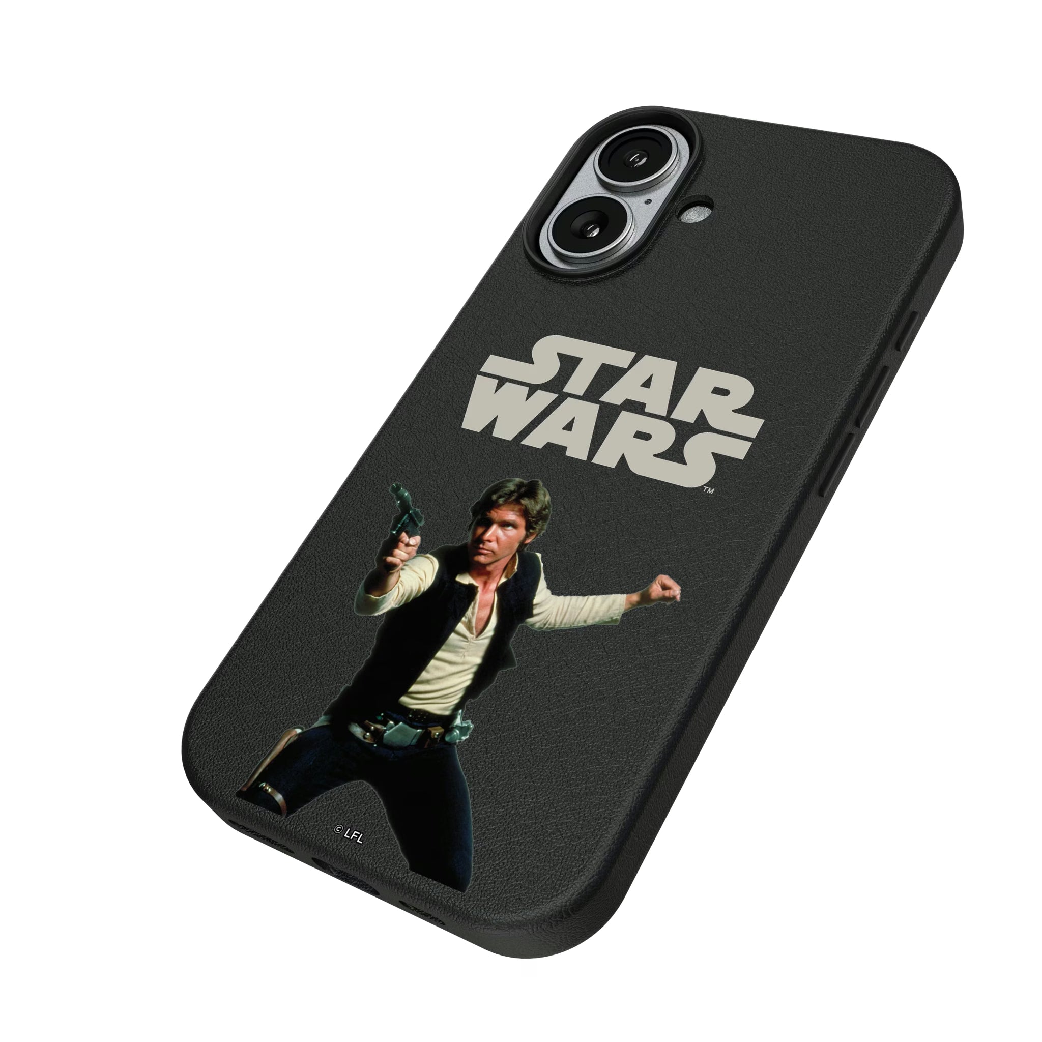 Star Wars Han Solo Color Block iPhone MagSafe Compatible Phone Case for Apple iPhone - Isometric View#Device_iPhone 17