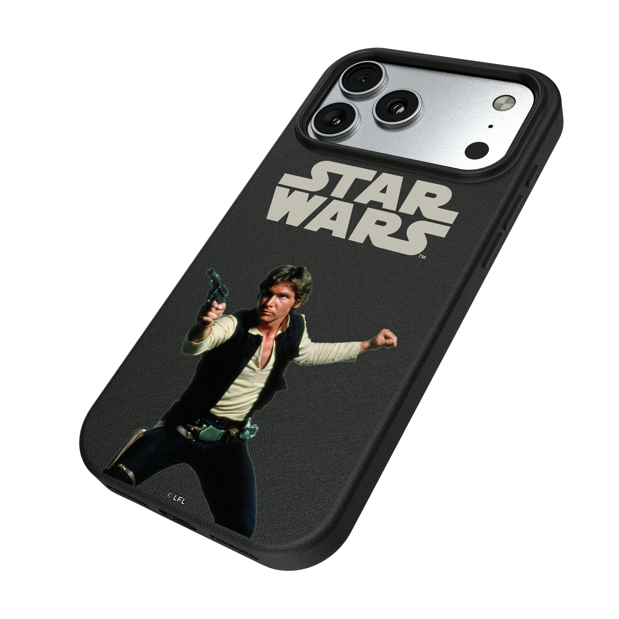 Star Wars Han Solo Color Block iPhone MagSafe Compatible Phone Case for Apple iPhone - Isometric View#Device_iPhone 17 Pro Max