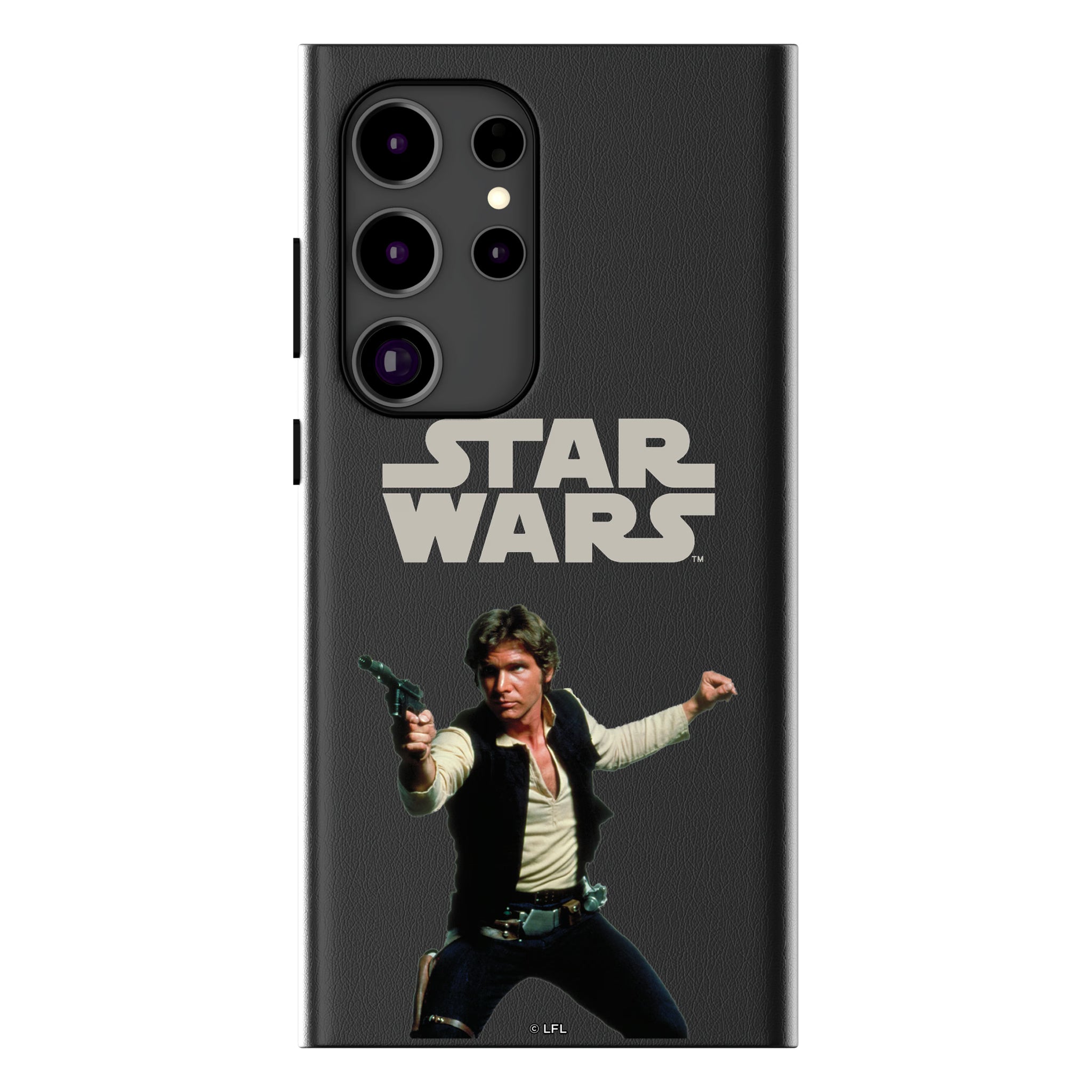 Star Wars Han Solo Color Block Galaxy MagSafe Compatible Phone Case for Samsung Galaxy