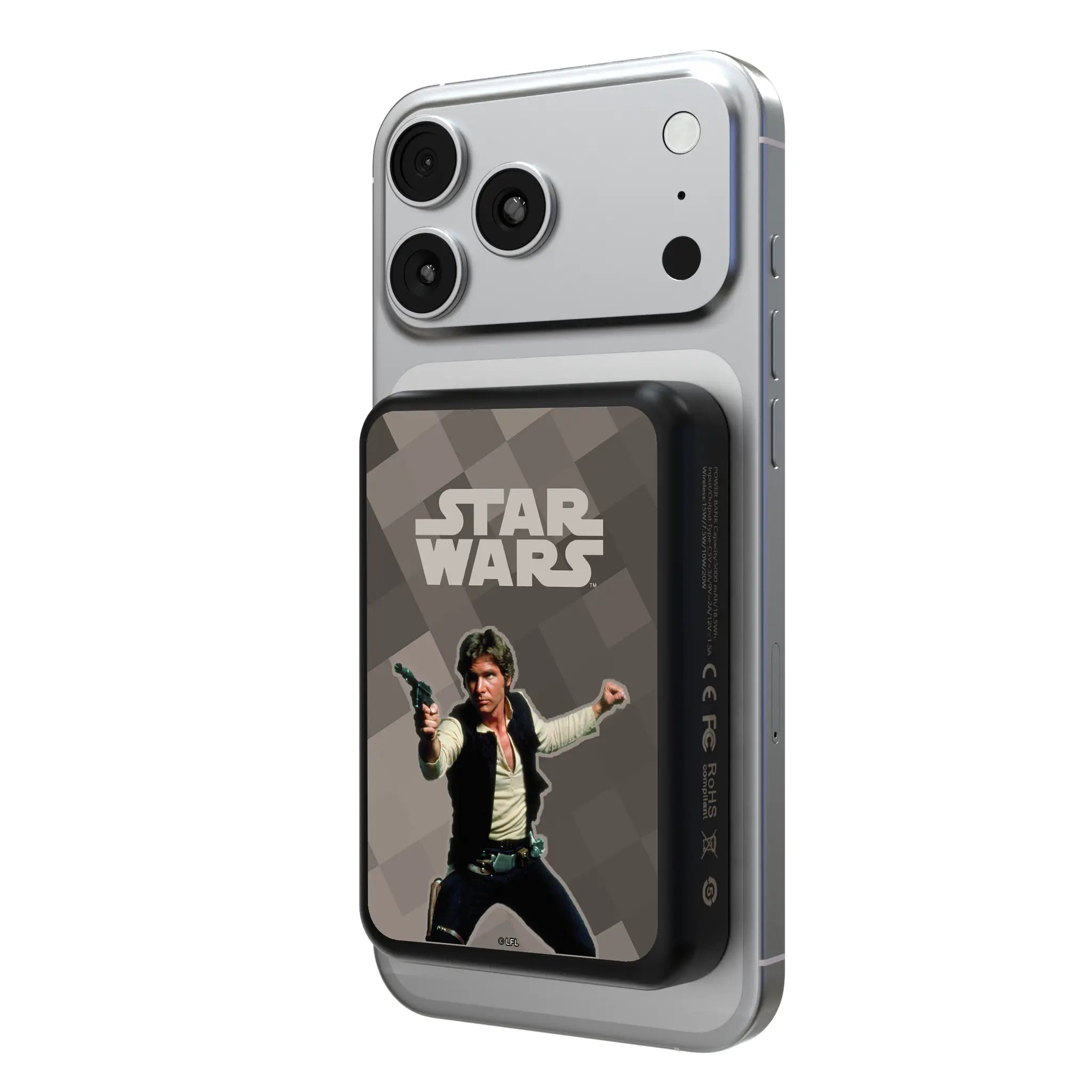 Star Wars Han Solo Color Block Wireless Mag Power Bank