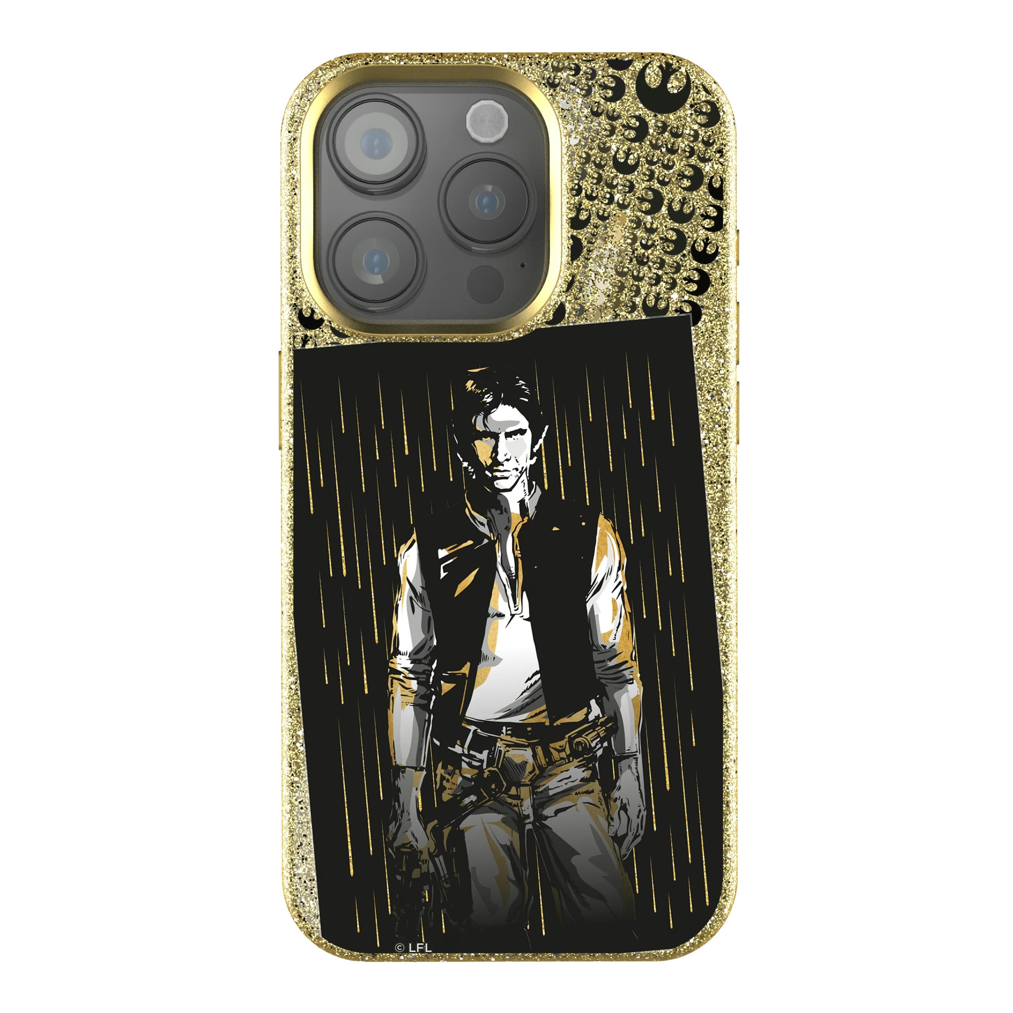 Star Wars Han Solo Portrait iPhone Bling Phone Case for Apple iPhone